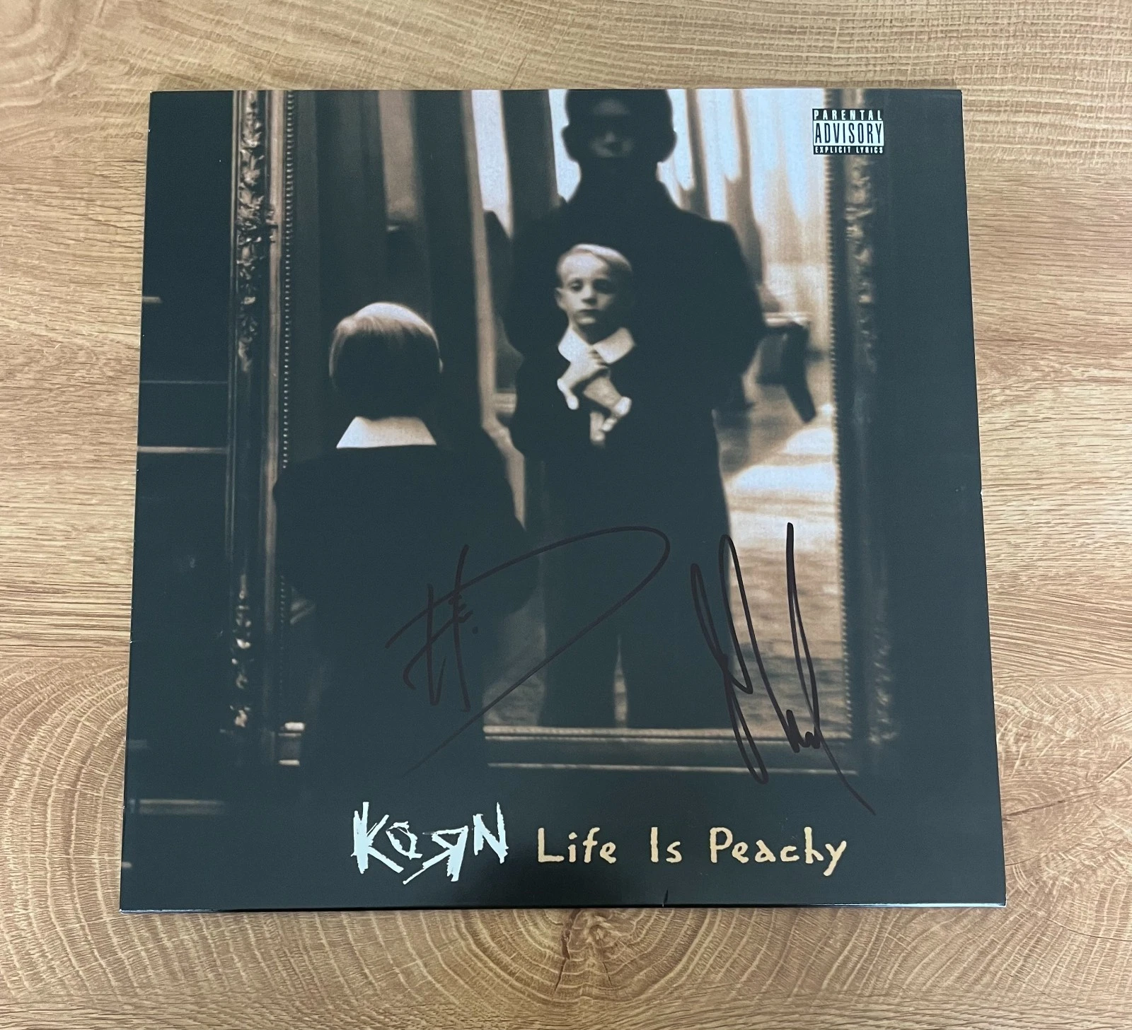 * KORN * signed vinyl album * LIFE IS PEACHY * HEAD & MUNKY *
