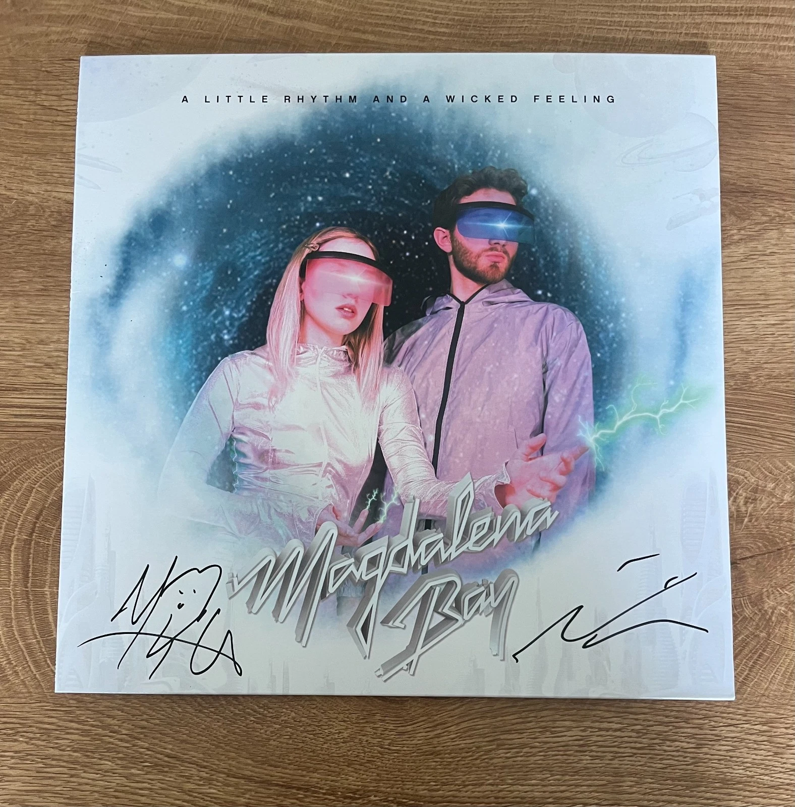 * MAGDALENA BAY * signed vinyl album * A LITTLE RYTHEM AND A WICKED FEELING *