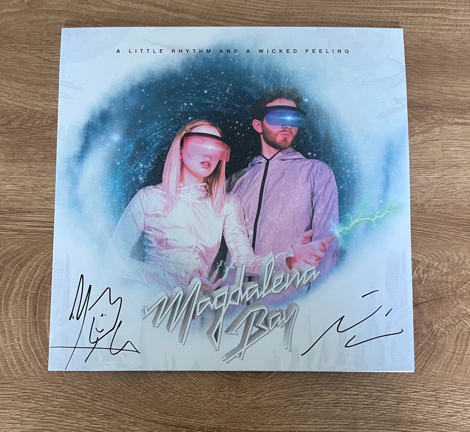 * MAGDALENA BAY * signed vinyl album * A LITTLE RYTHEM AND A WICKED FEELING *