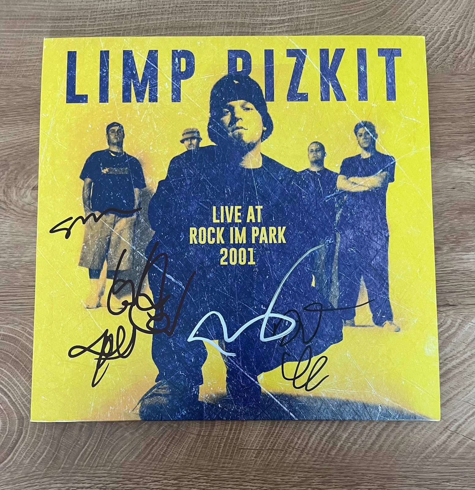 * LIMP BIZKIT * signed vinyl album * LIVE AT ROCK IM PARK 2001 *