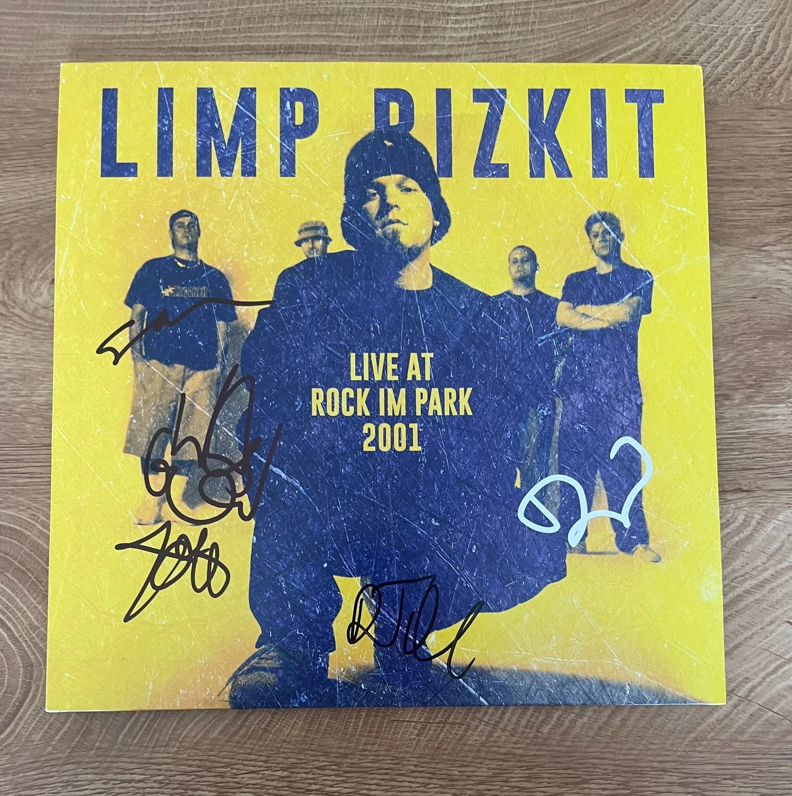 * LIMP BIZKIT * signed vinyl album * LIVE AT ROCK IM PARK 2001 *