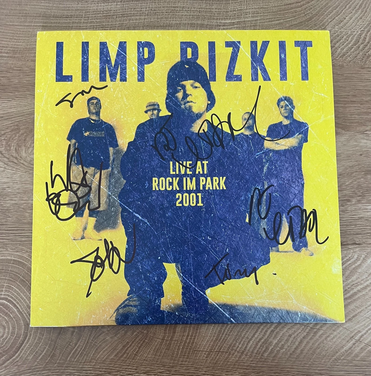 * LIMP BIZKIT * signed vinyl album * LIVE AT ROCK IM PARK 2001 *