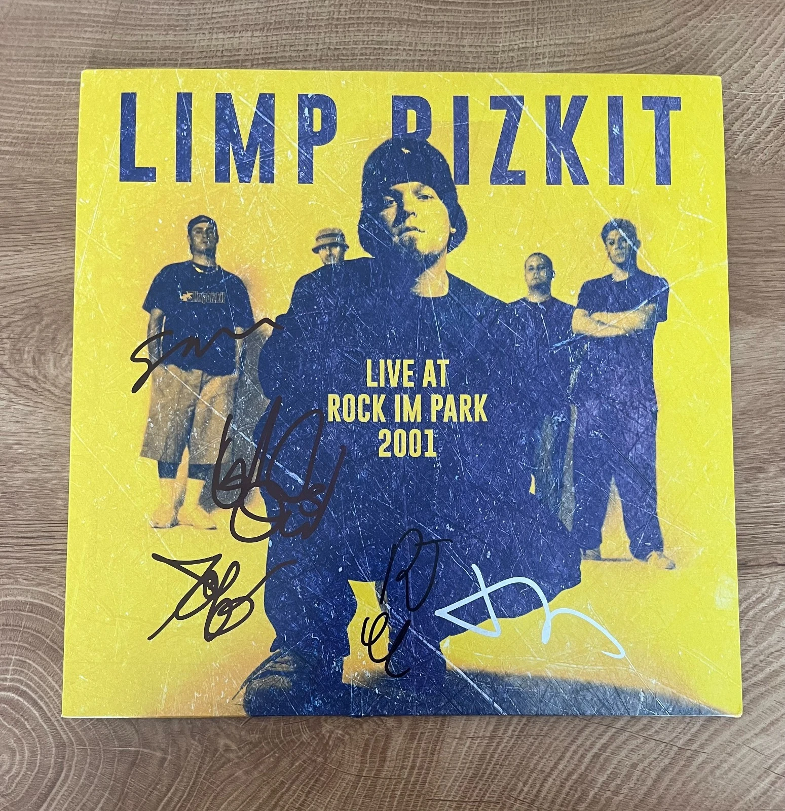 * LIMP BIZKIT * signed vinyl album * LIVE AT ROCK IM PARK 2001 *