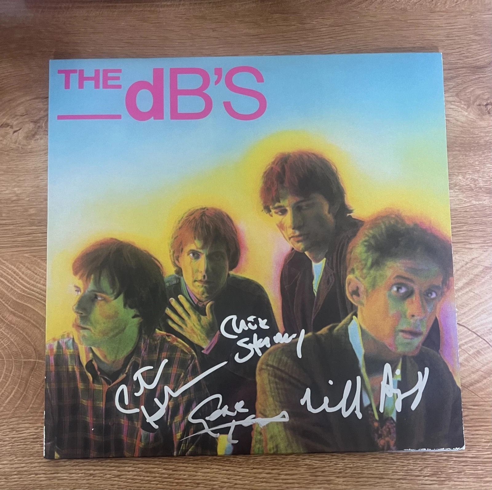 * THE DB's * signed album * STANDS FOR DECIBELS * PETER, CHRIS, WILL & GENE *