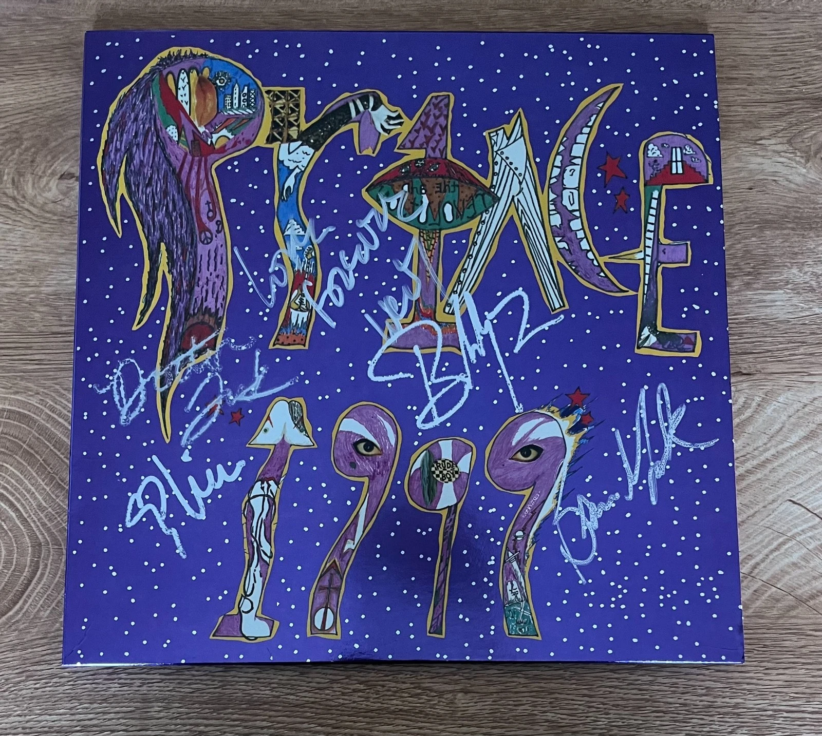 * THE REVOLUTION * signed vinyl album * 1999 * PRINCE * FULL BAND *