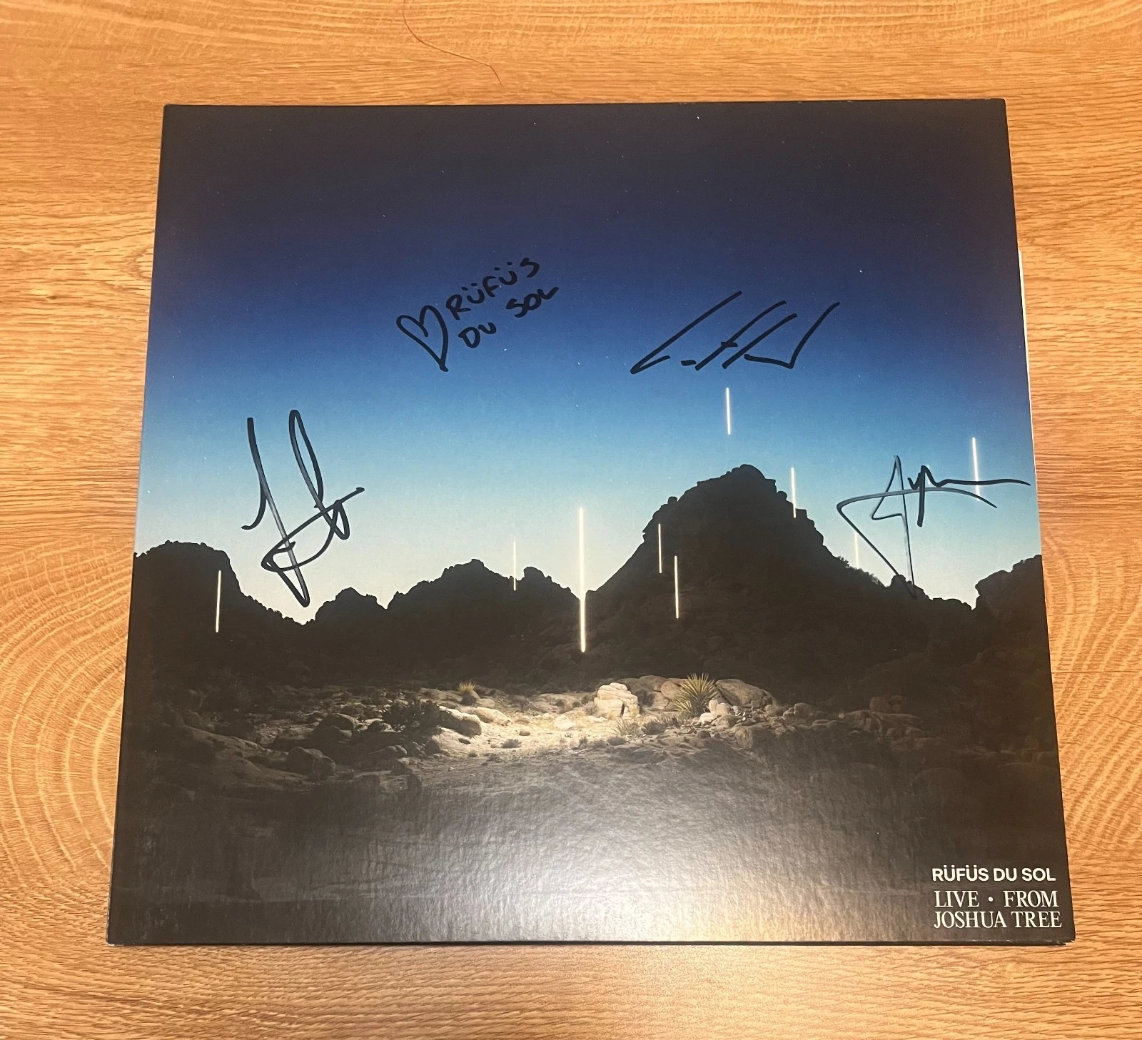 * RUFUS DU SOL * signed vinyl album * LIVE FROM JOSHUA TREE *
