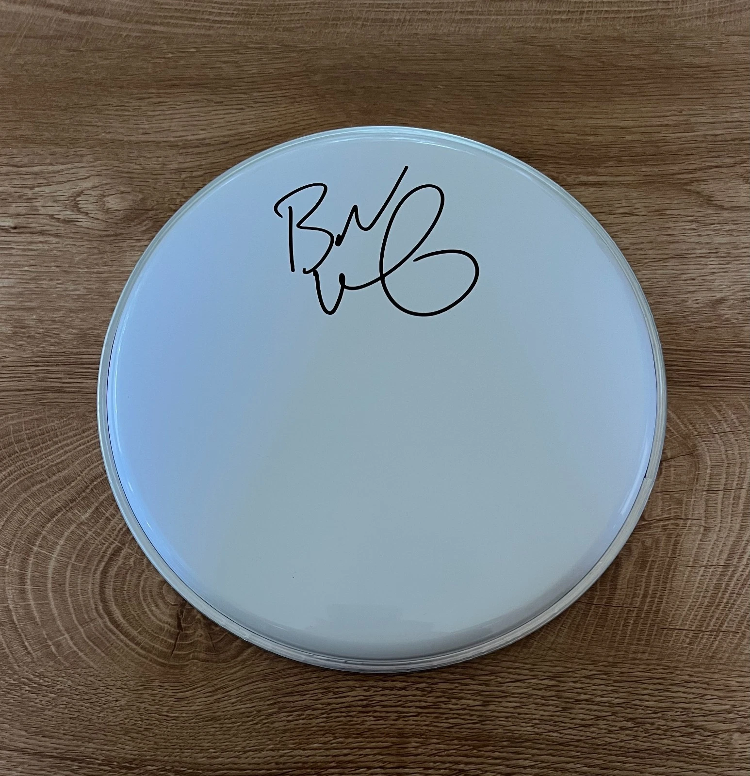 * BUTCH VIG * SIGNED 10″ DRUMHEAD * GARBAGE * NIRVANA * DRUMMER * COLLECTIBLE MEMORABILIA