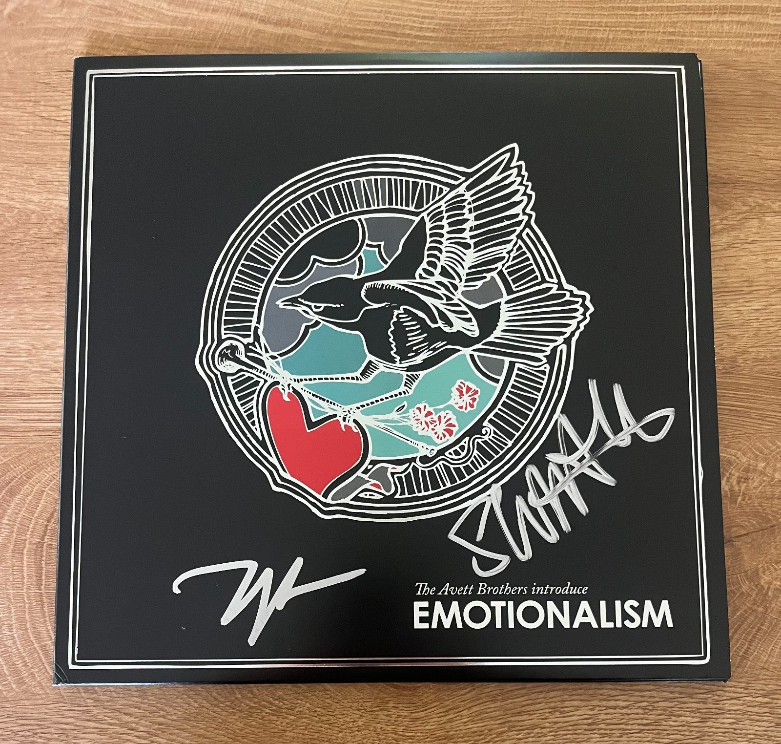 * THE AVETT BROTHERS * signed vinyl album * EMOTIONALISM *