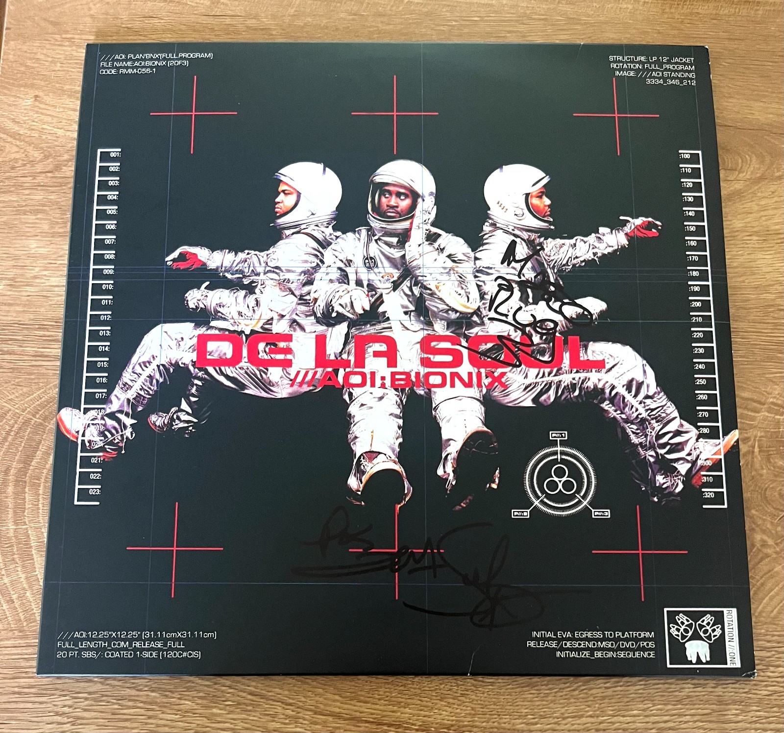 * DE LA SOUL * signed vinyl album * AOI: BOINIX *