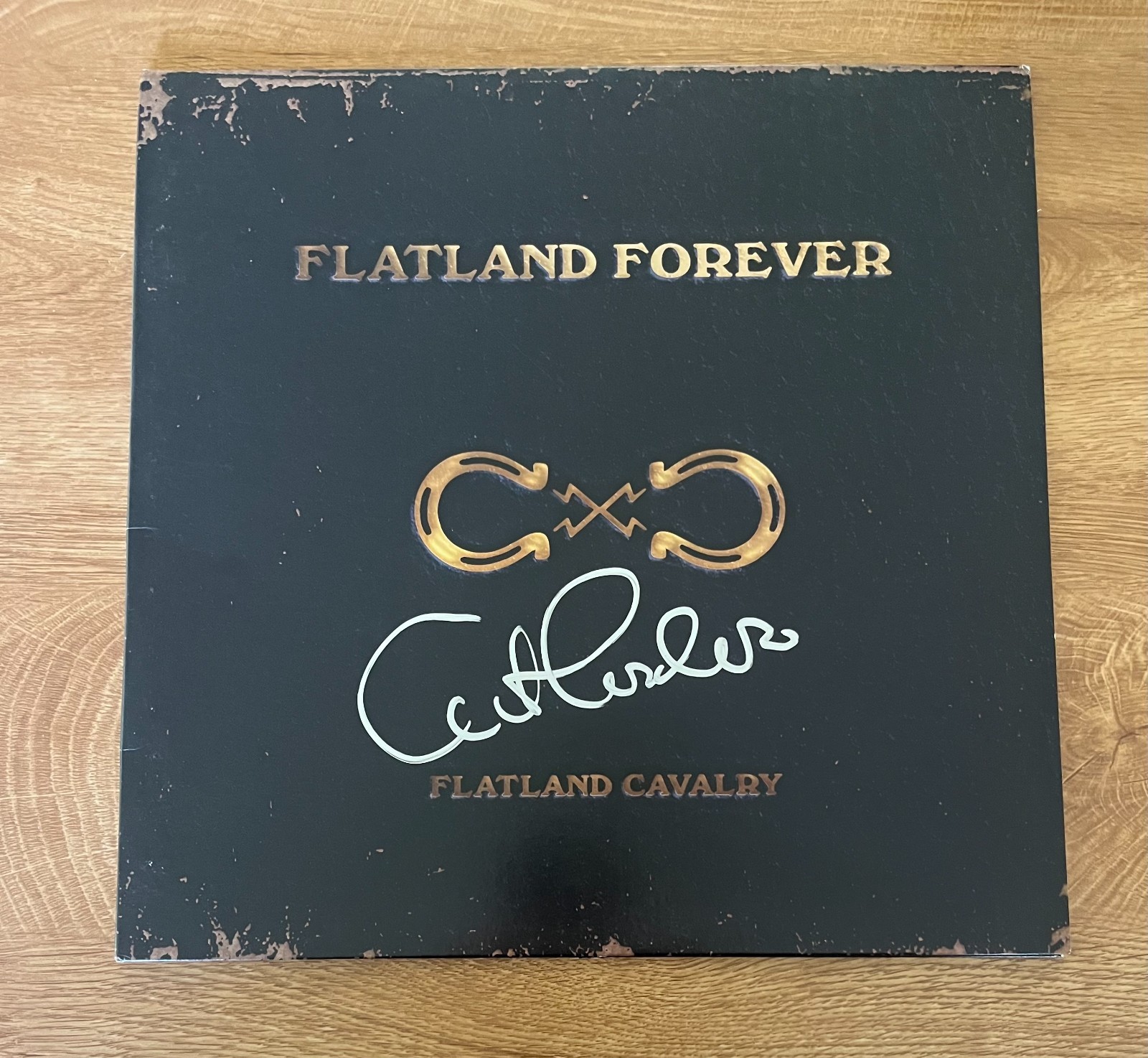 * CLETO CORDERO * signed vinyl album * FLATLAND CAVALRY * FLATLAND FOREVER *