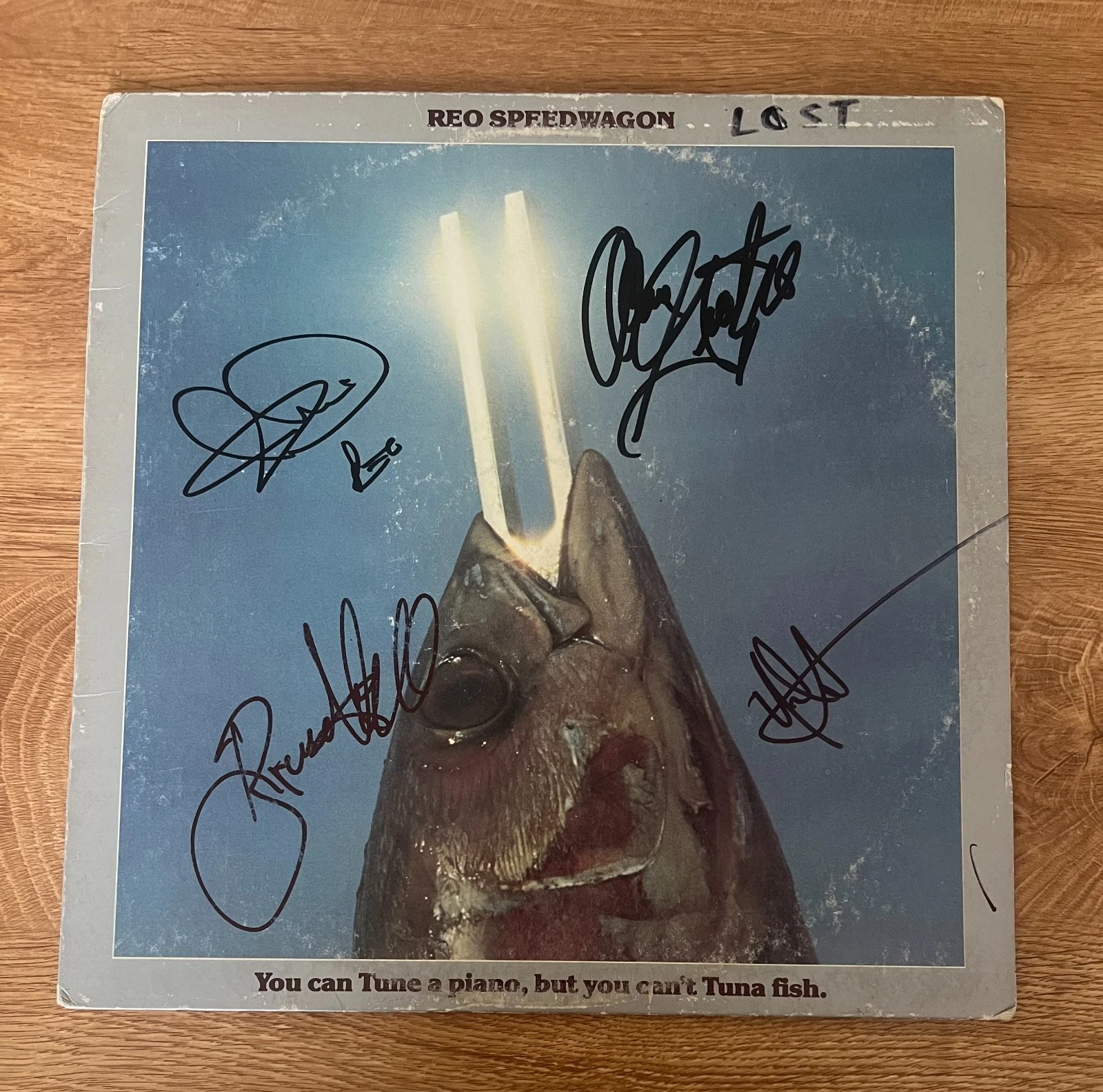 * REO SPEEDWAGON * signed album * YOU CAN TUNE * CRONIN, DOUGHTY, HALL & GRATZER