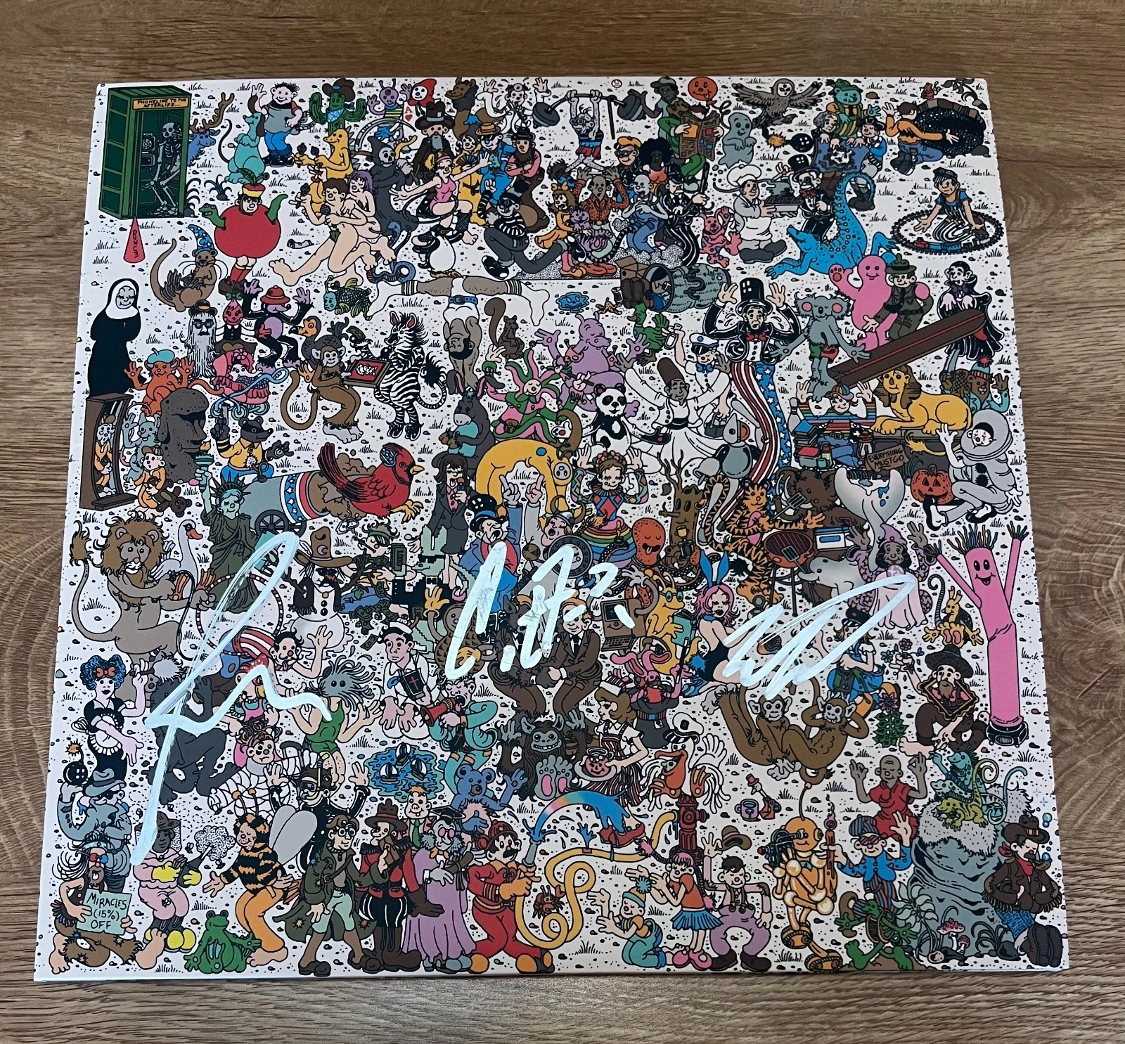 * GOOSE * signed album * EVERYTHING MUST GO * RICK MITAROTONDA, COTTER, TREVOR *