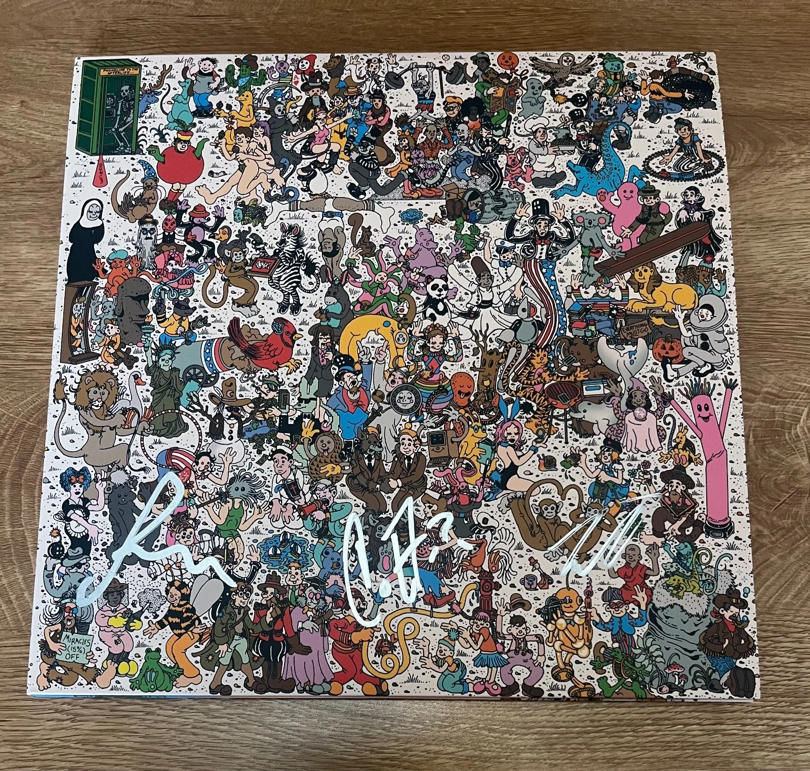 * GOOSE * signed album * EVERYTHING MUST GO * RICK MITAROTONDA, COTTER, TREVOR *