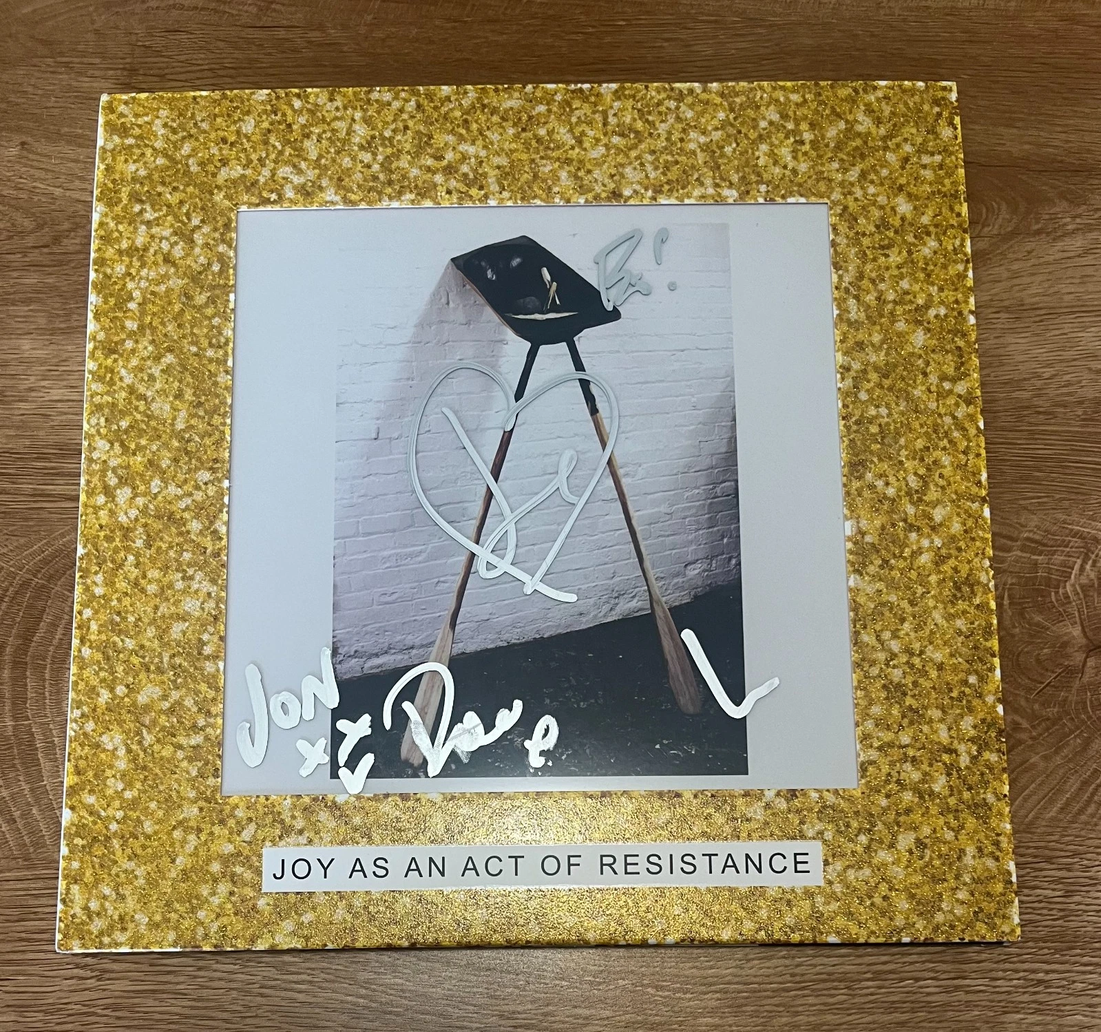 * IDLES * signed vinyl album * JOY AS AN ACT OF RESISTANCE * JOE TALBOT *