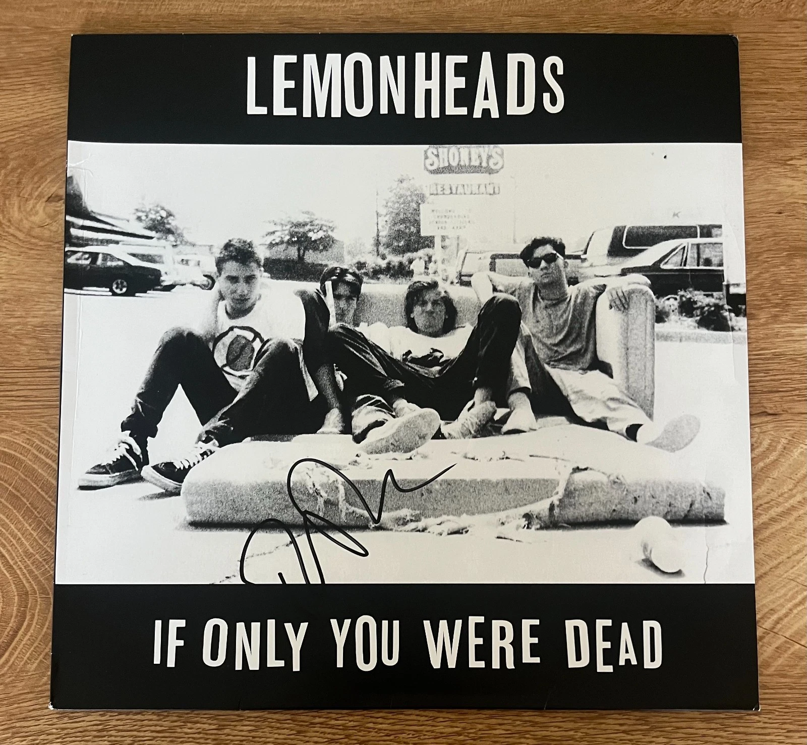 * EVAN DANDO * signed vinyl album * THE LEMONHEADS * IF ONLY YOU WERE DEAD * COA