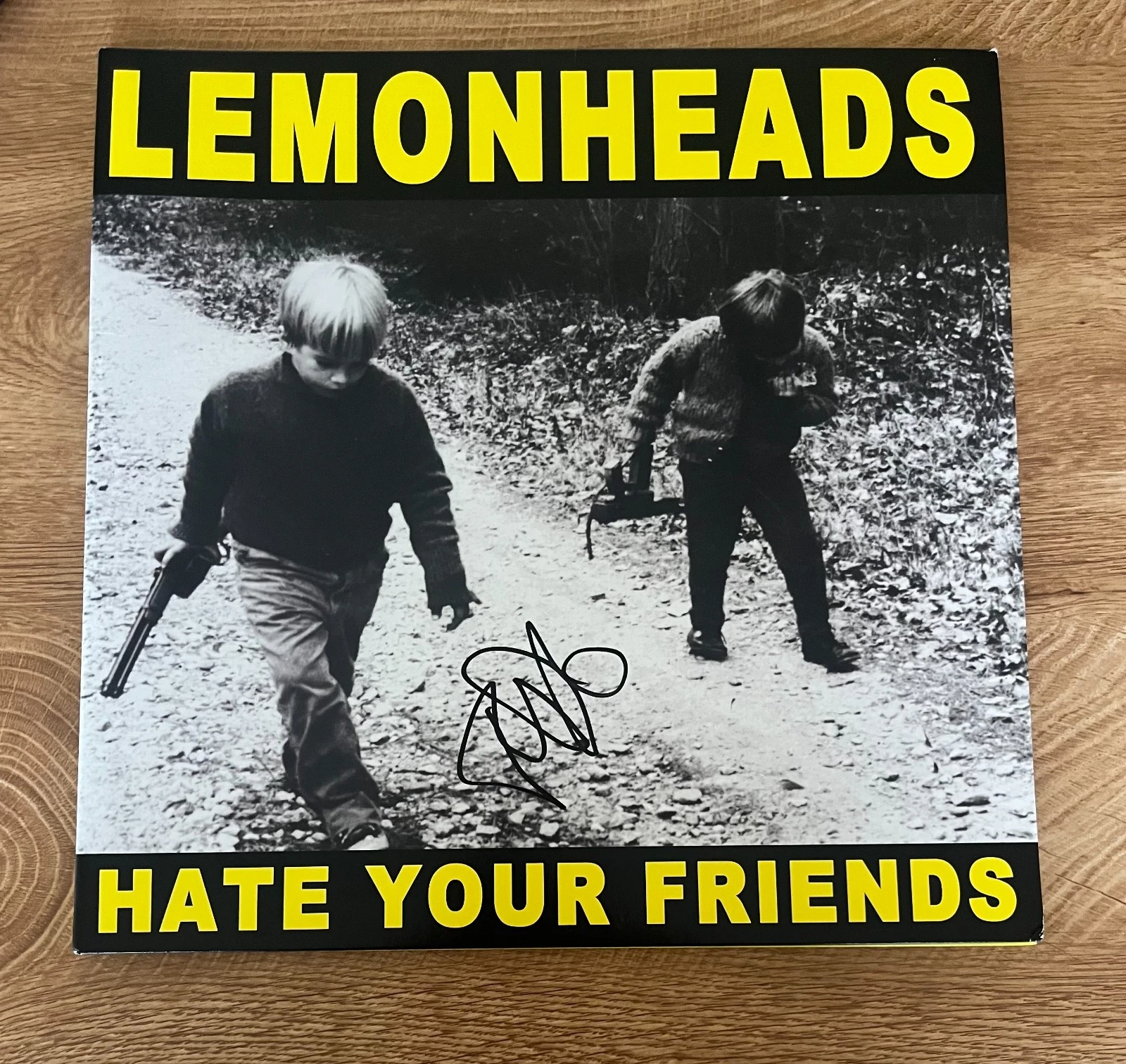 * EVAN DANDO * signed vinyl album * THE LEMONHEADS * HATE YOUR FRIENDS * COA