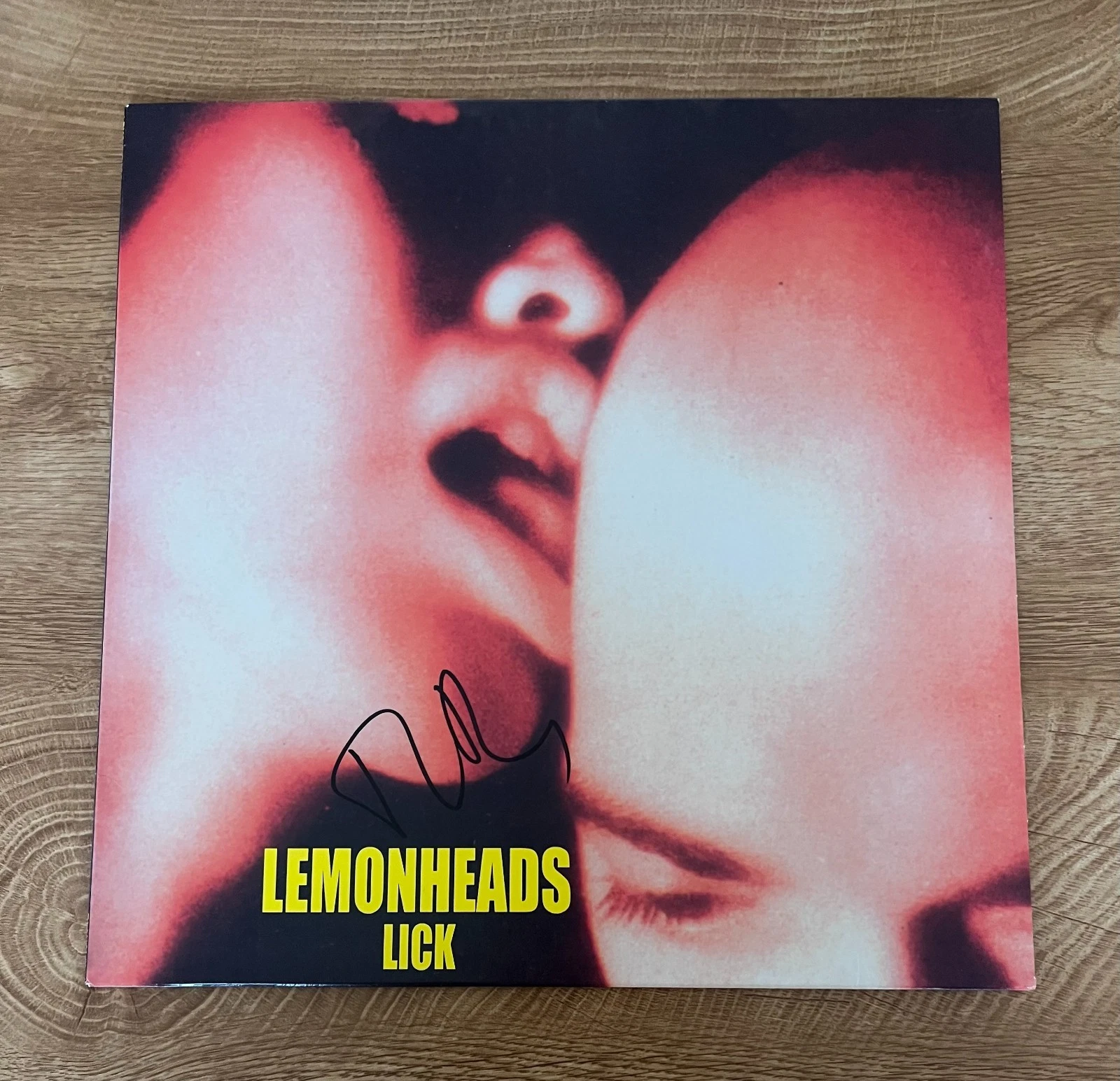 * EVAN DANDO * signed vinyl album * THE LEMONHEADS * LICK * COA *