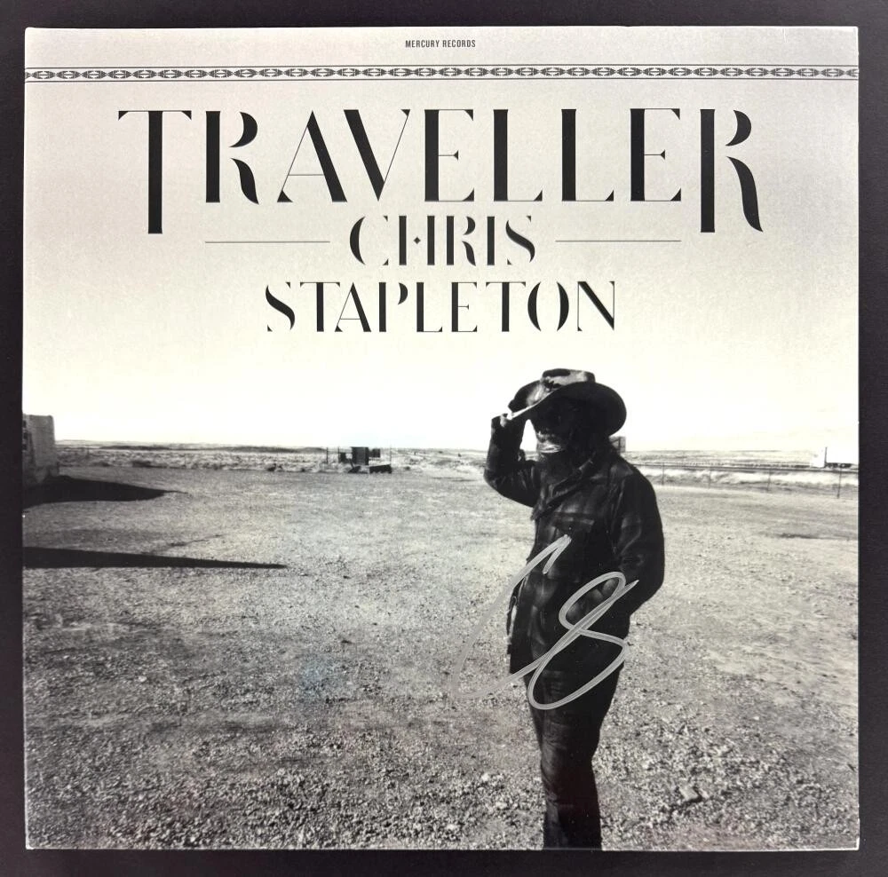 Chris Stapleton Signed Autograph Traveller Album Vinyl Record w/ JSA COA