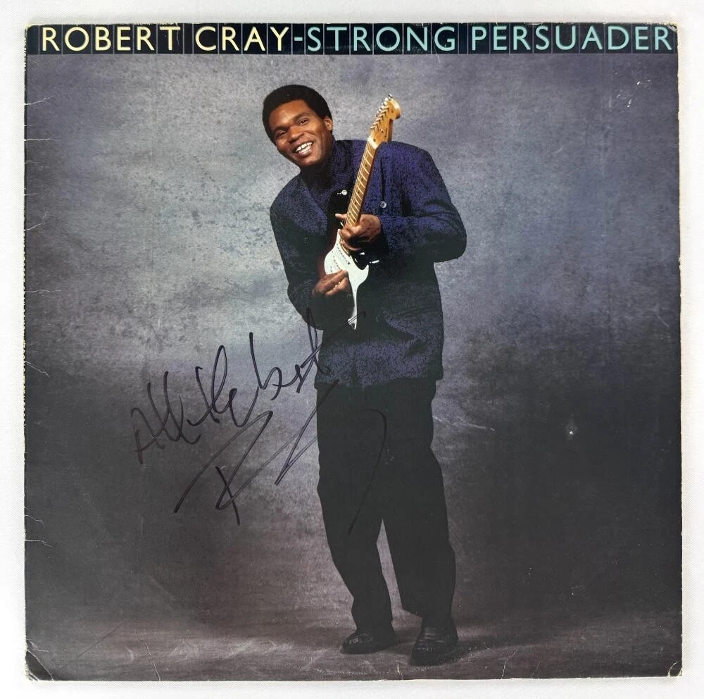 Robert Cray Signed Autograph Album Vinyl Record LP - Strong Persuader w/ JSA COA