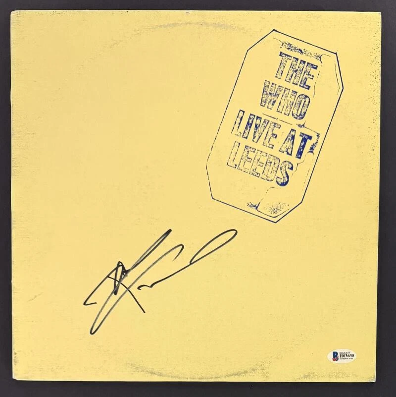 Pete Townshend The Who Signed Autograph Album Record - Live at Leeds Beckett COA