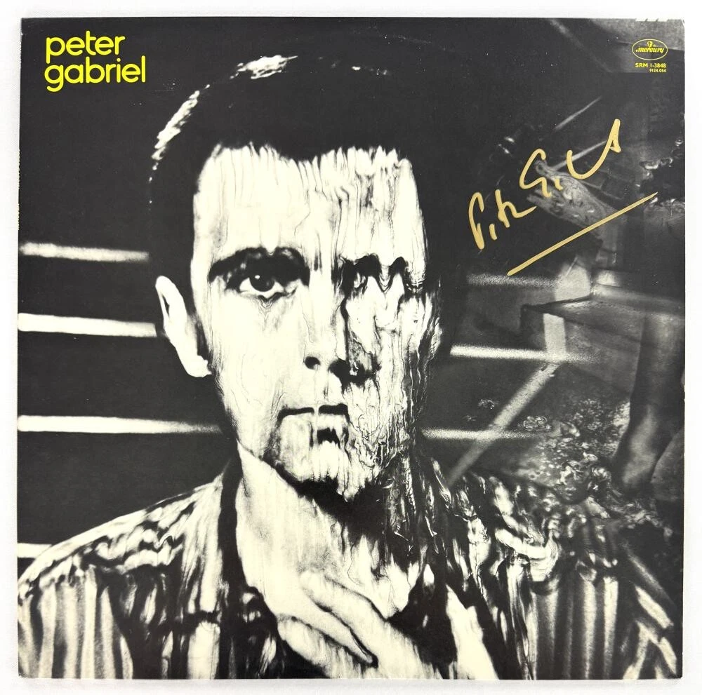 Peter Gabriel Genesis Signed Autograph Album Vinyl Record LP w/ JSA COA