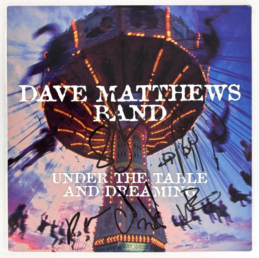Dave Matthews Band x4 Signed Autograph Album Record INFAMOUS SKETCH!! w/ JSA COA