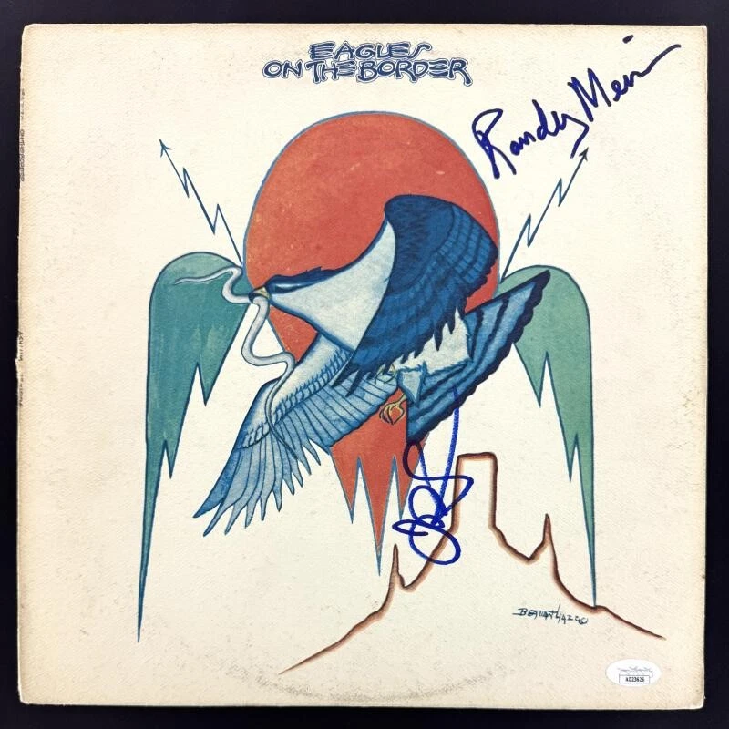 Randy Meisner & JD Souther Signed Autograph Eagles Album Vinyl Record - JSA COA