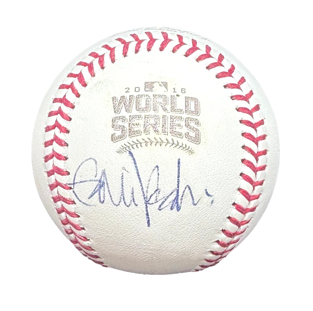 Eddie Vedder Pearl Jam Signed Autograph 2016 Cubs World Series Baseball JSA COA