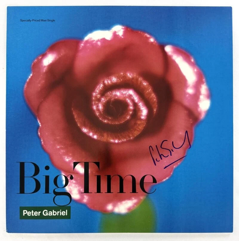 Peter Gabriel Genesis Signed Autograph Album Vinyl Record LP w/ Beckett COA