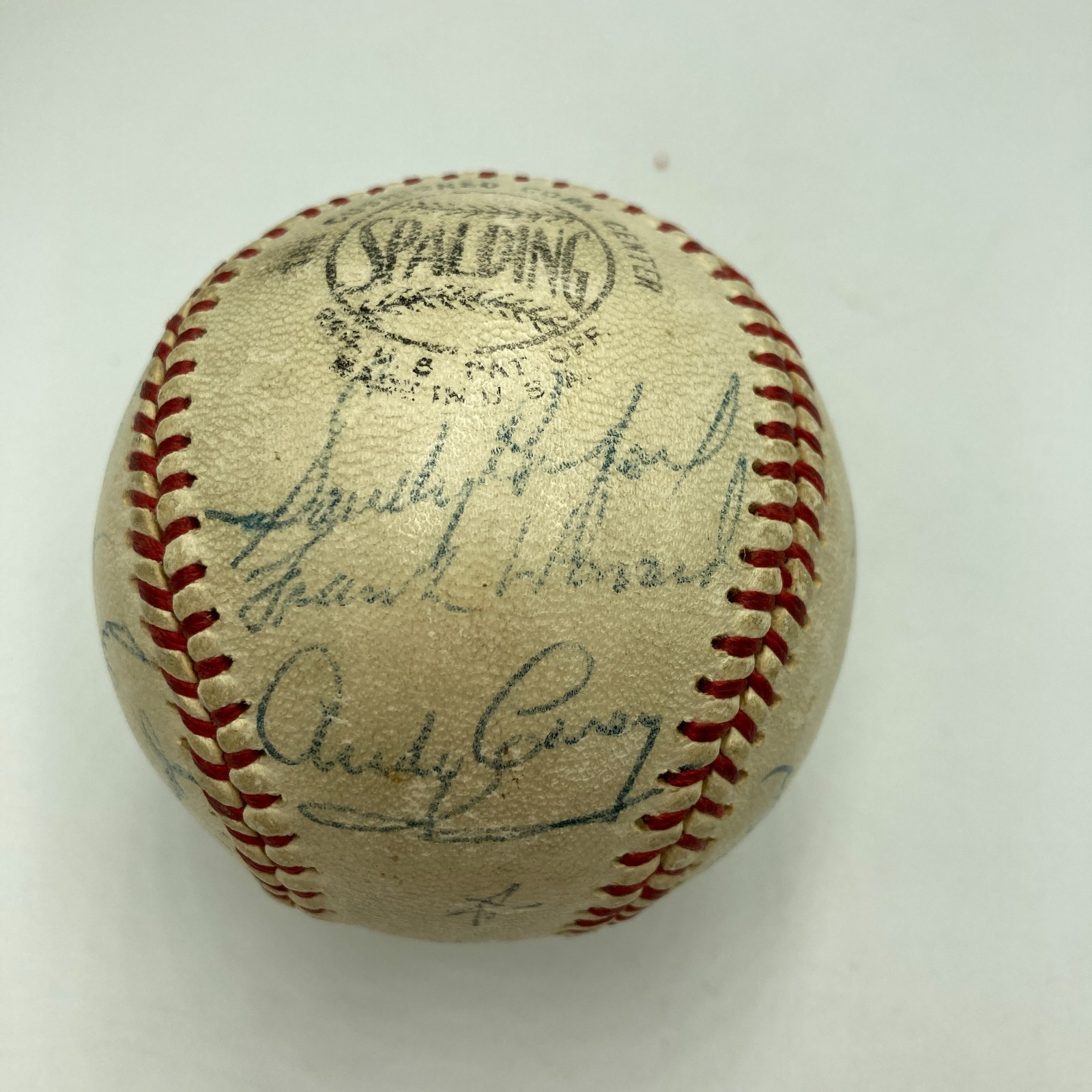 Sandy Koufax Don Drysdale 1962 Los Angeles Dodgers Team Signed Baseball JSA COA