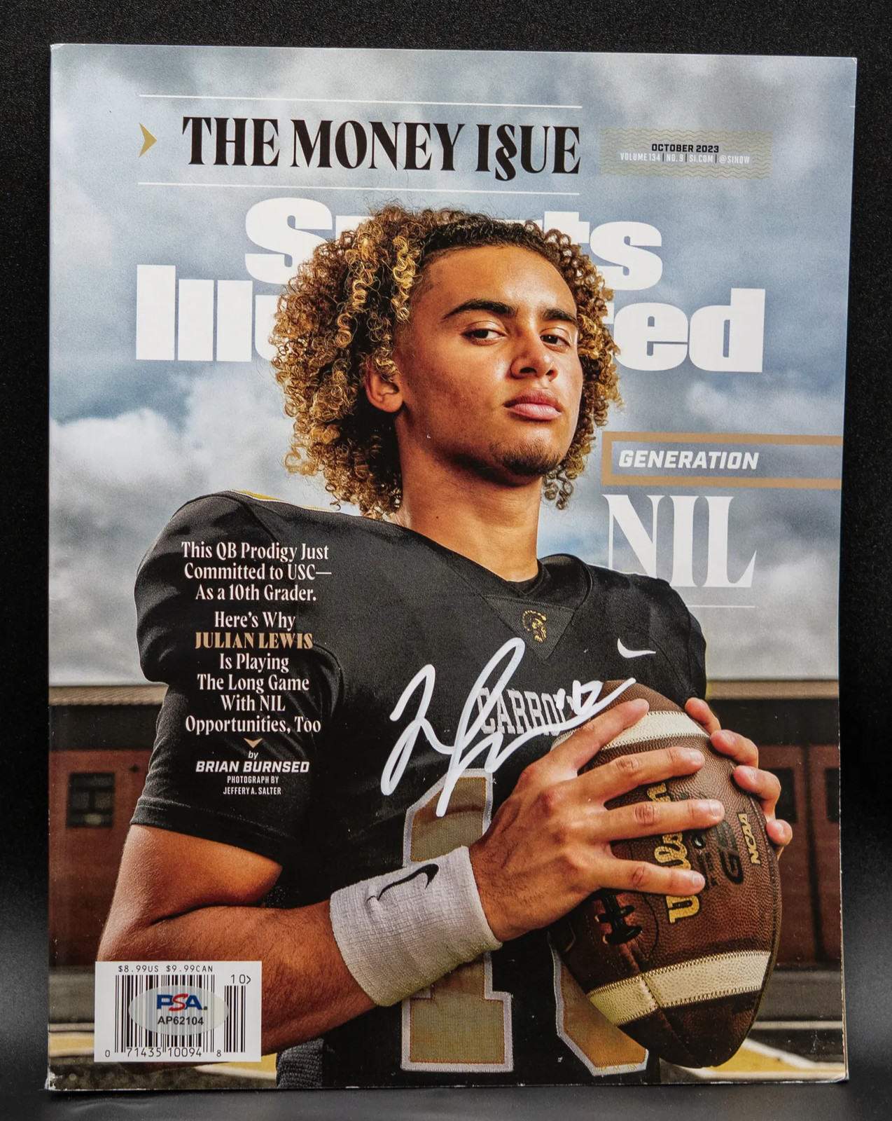 2023 Sports Illustrated Julian Lewis Signed Magazine Colorado Buffaloes
