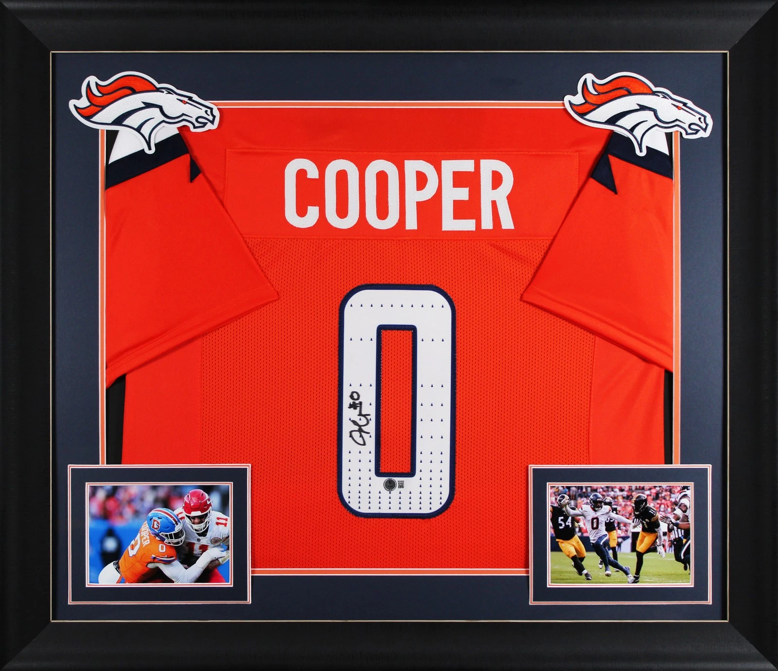 Jonathan Cooper Authentic Signed Orange Pro Style Framed Jersey BAS Witnessed