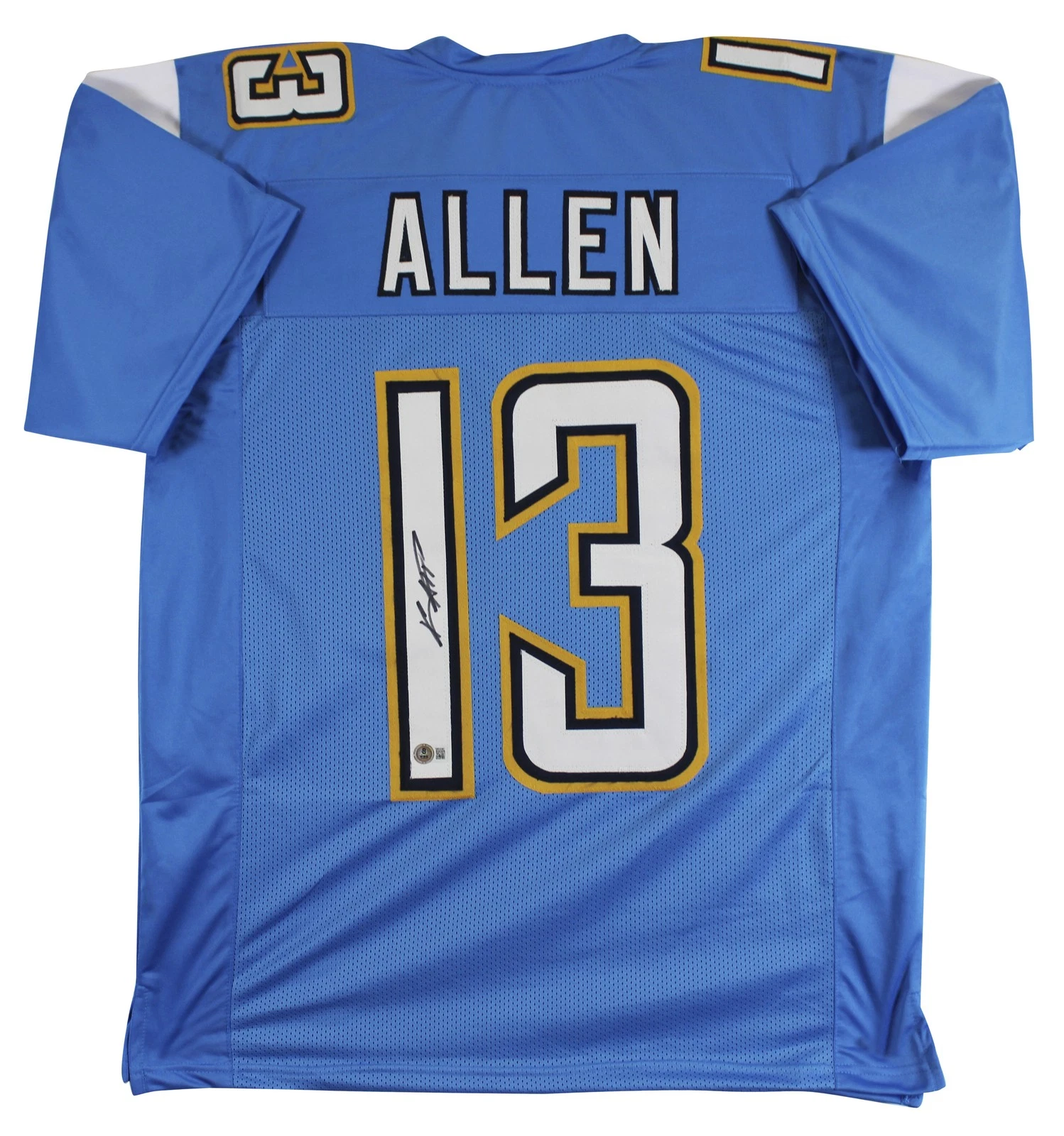 Keenan Allen Authentic Signed Powder Blue Pro Style Jersey BAS Witnessed 2