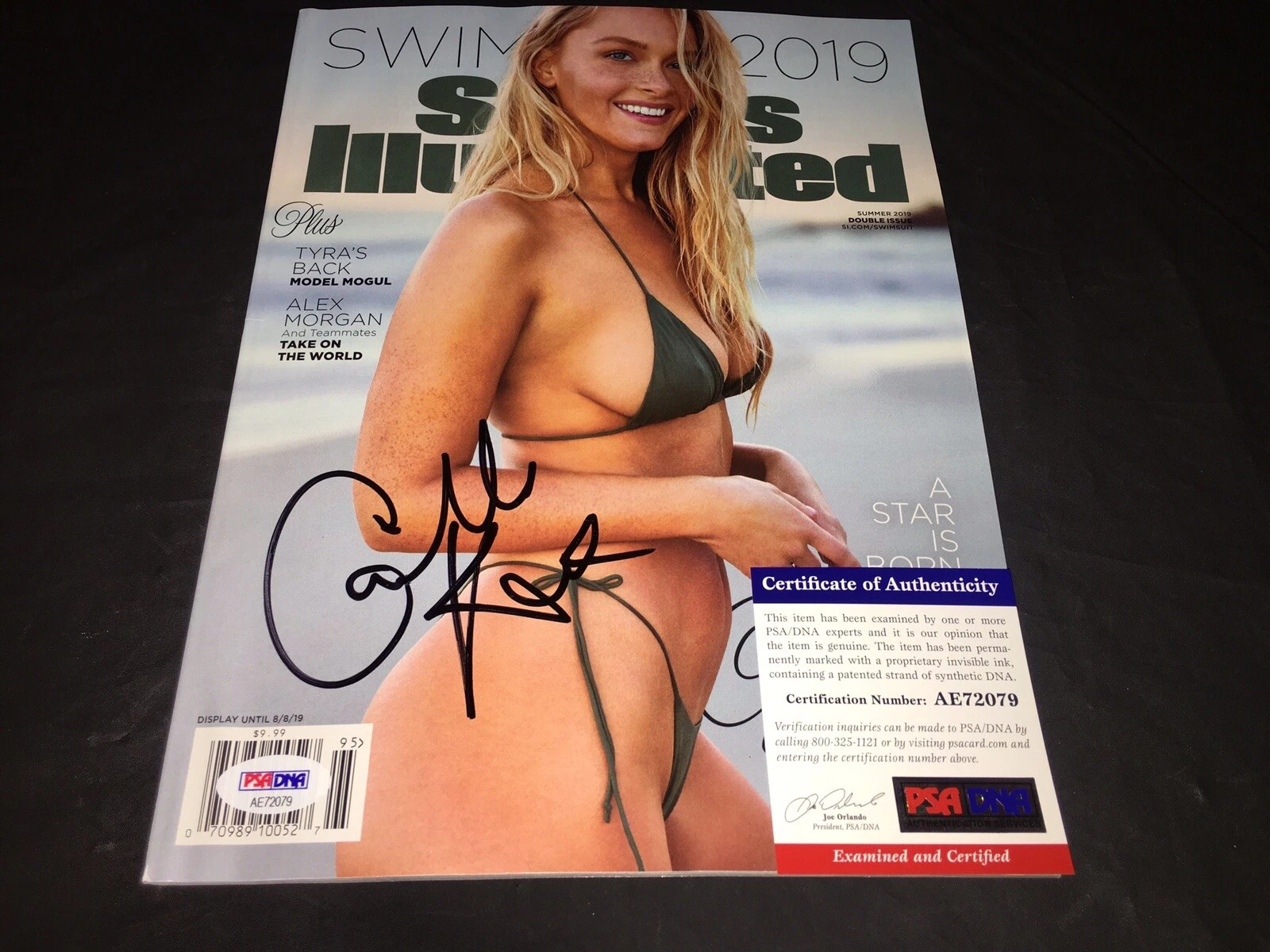 Camille Kostek Signed SI Sports Illustrated Swimsuit Edition Full Mag PSA #11