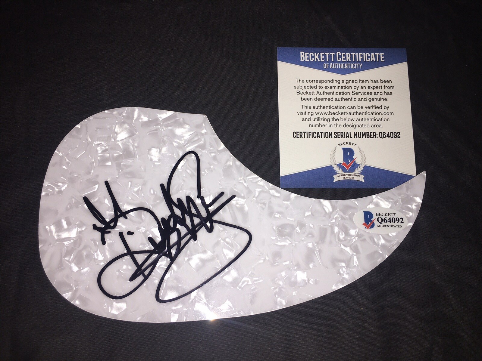 Dinah Jane Signed Acoustic Pickguard 5th Harmony Superstar Beckett