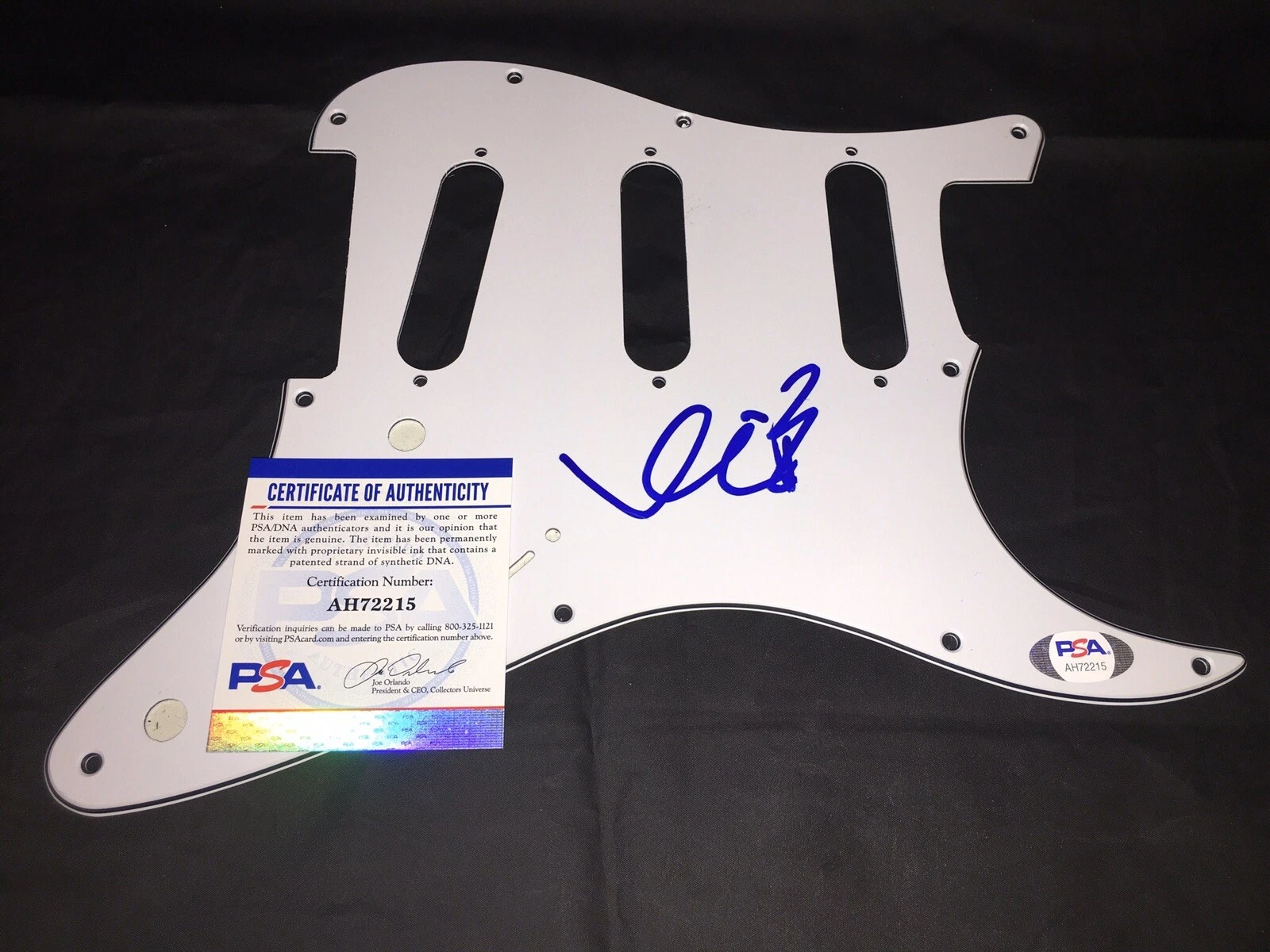 Kevin Bacon Signed Strat Pickguard Footloose The Bacon Brothers PSA/DNA #4