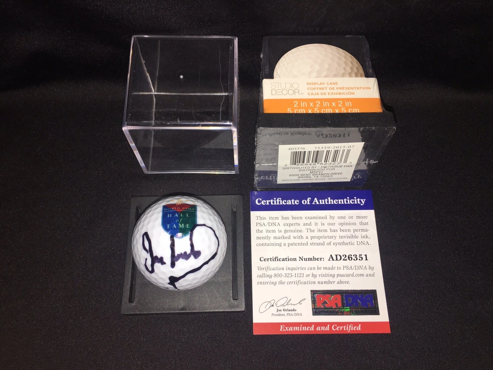 Ian Woosnam Signed Official Hall Of Fame Golf Ball Masters Champ PSA/DNA