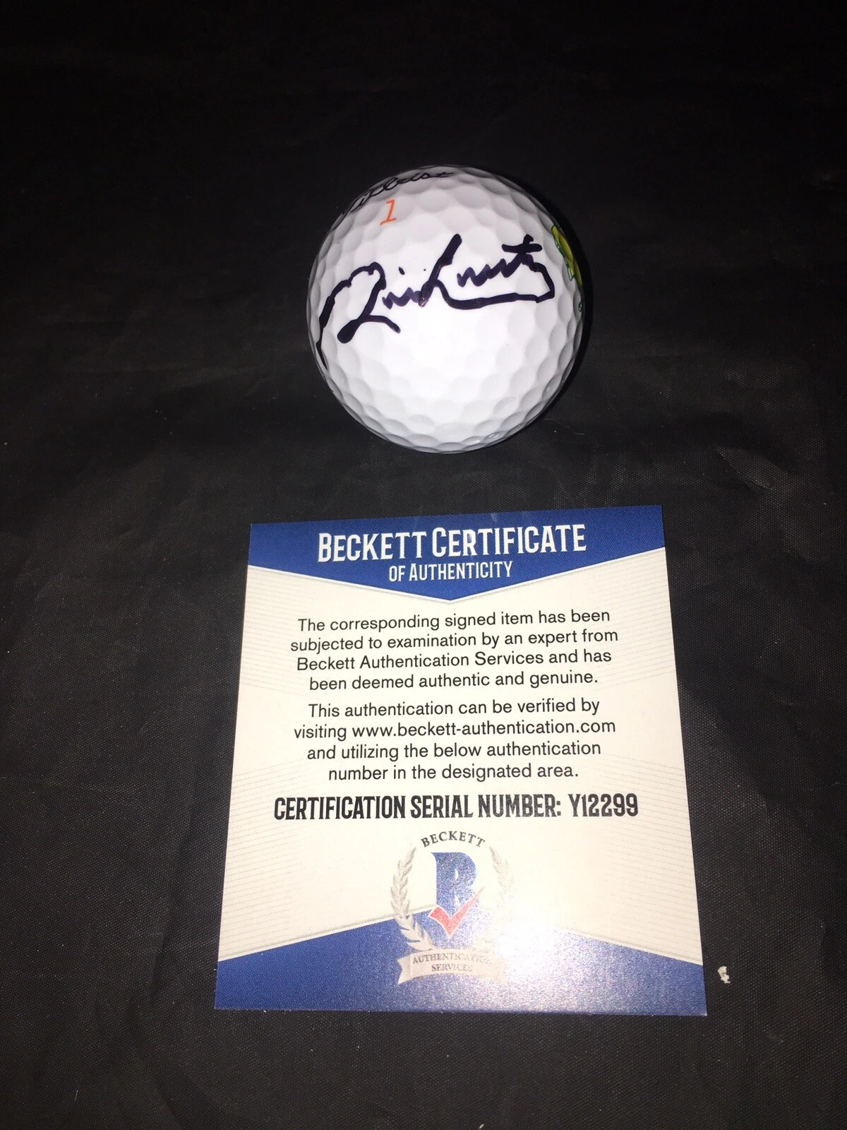 Jim Nantz Signed Official Masters Golf Ball CBS Announcer Beckett #2