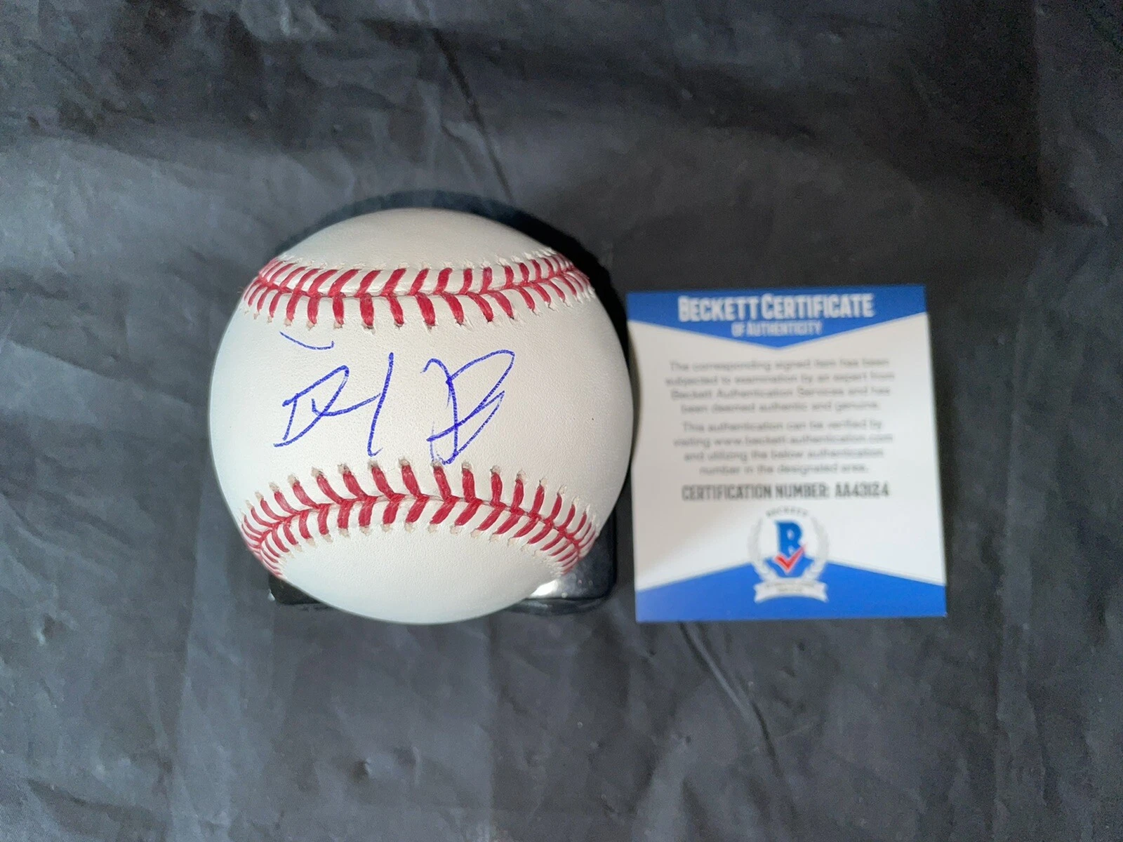 Dave Portnoy Signed Official Major League Baseball Barstool El President Beckett
