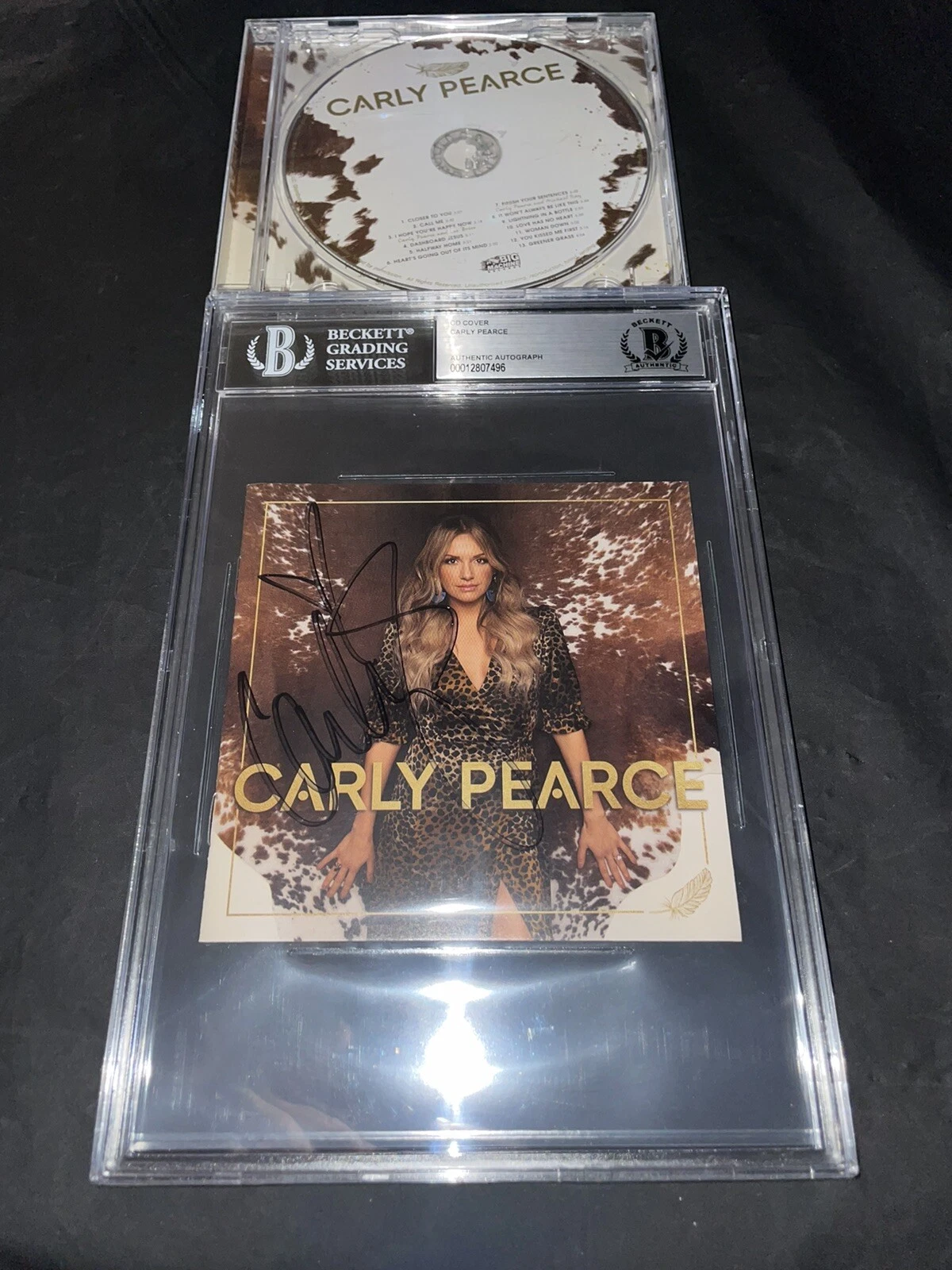 Carly Pearce Signed Carly Pearce CD Superstar Beckett Encap