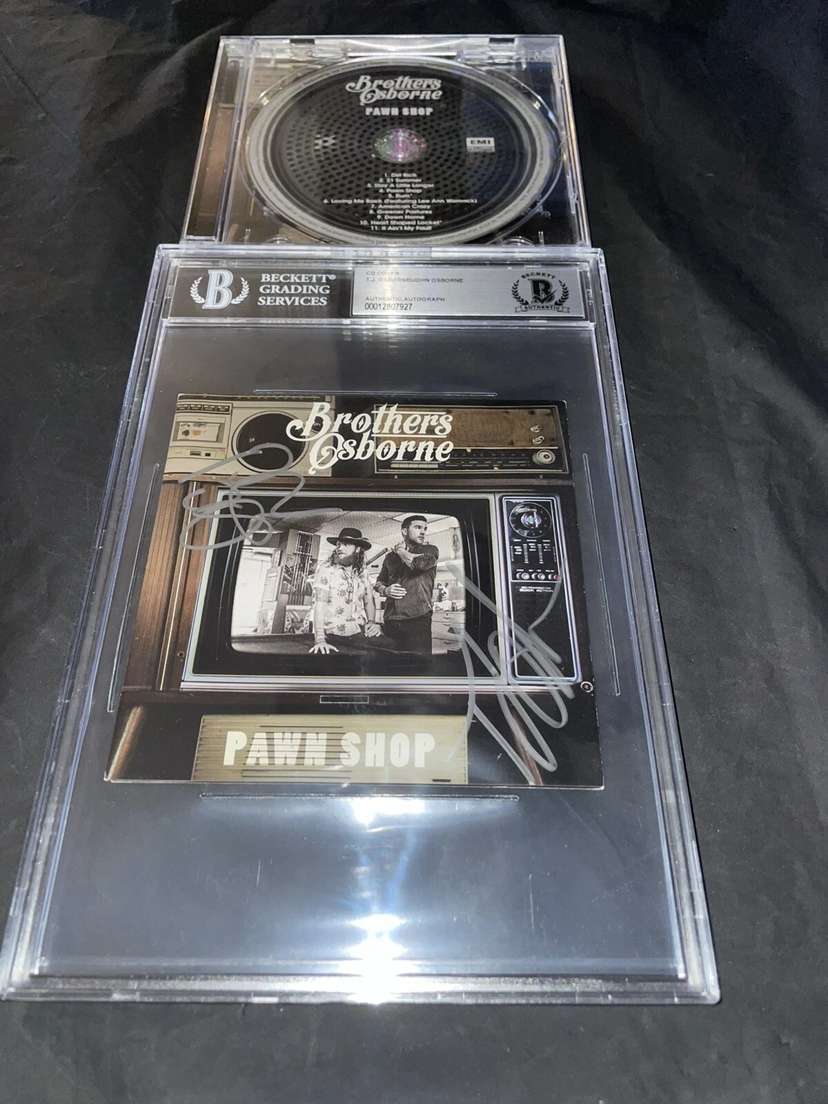 Brothers Osborne Signed Pawn Shop CD Superstar Beckett Encap