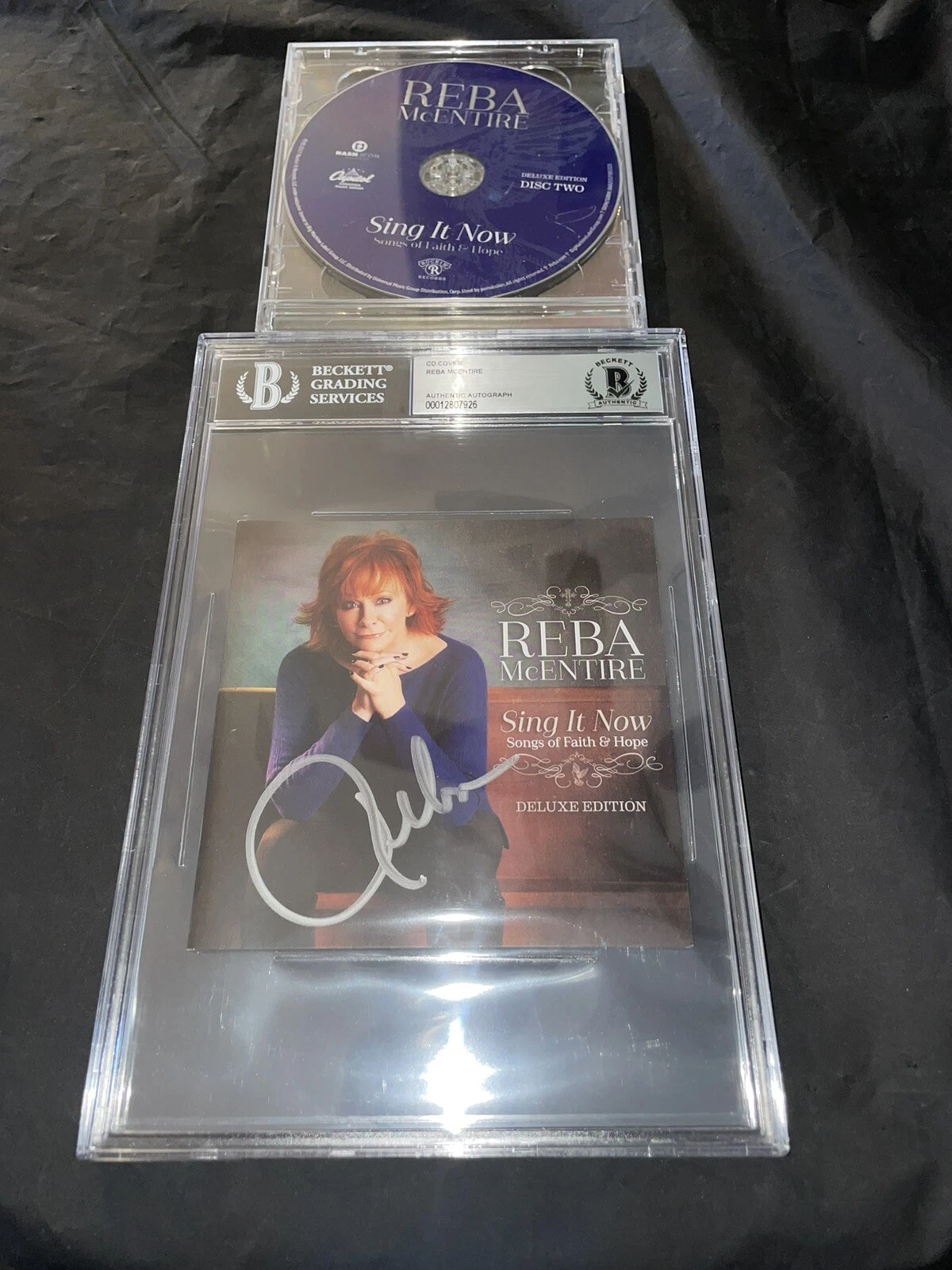 Reba McEntire Signed Sing It Now Deluxe Edition CD Superstar Beckett Encap #3