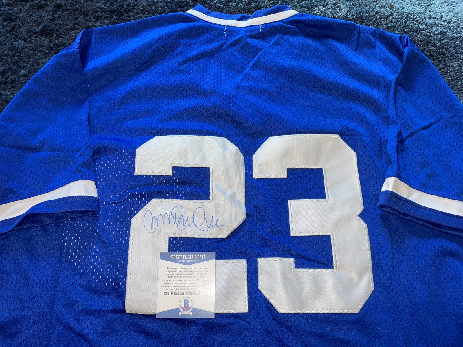 Ryne Sandberg Signed Chicago Cubs Jersey HOF 2005 MVP ROY Beckett