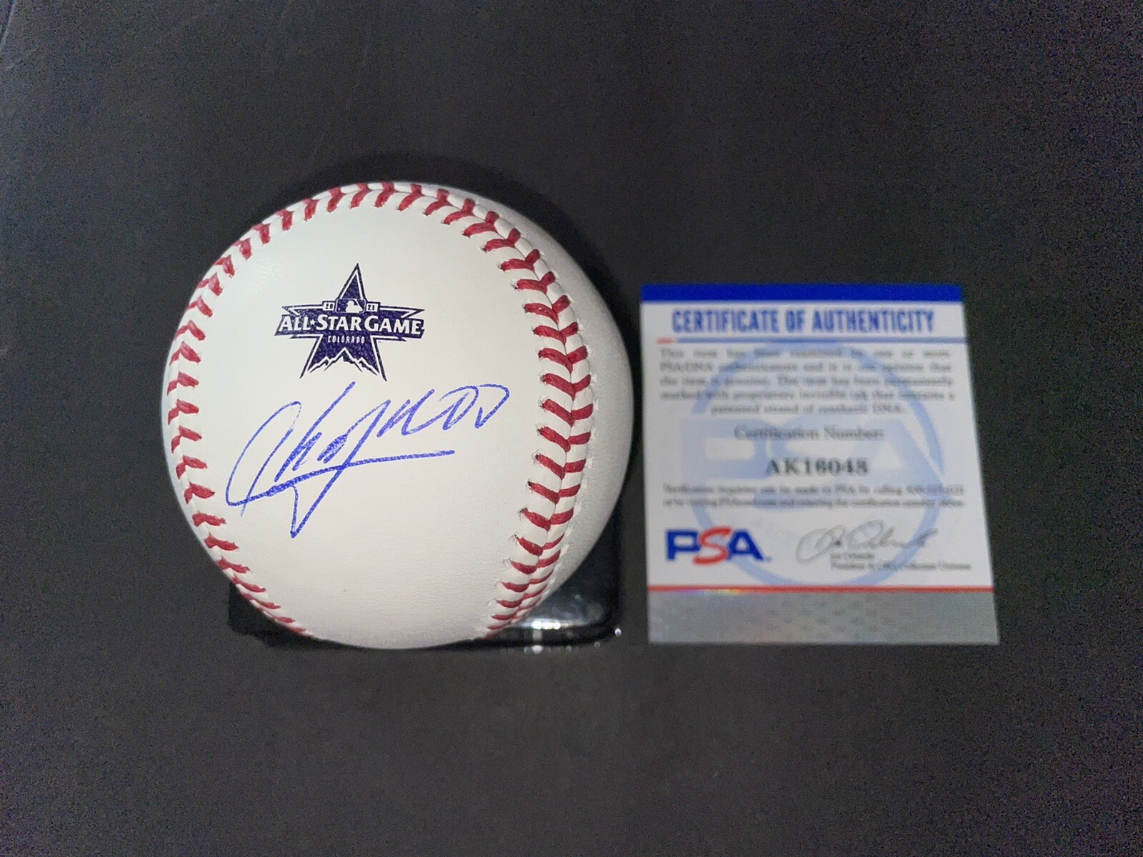 Aroldis Chapman Signed Official 2021 All Star Game Baseball NY Yankees PSA/DNA