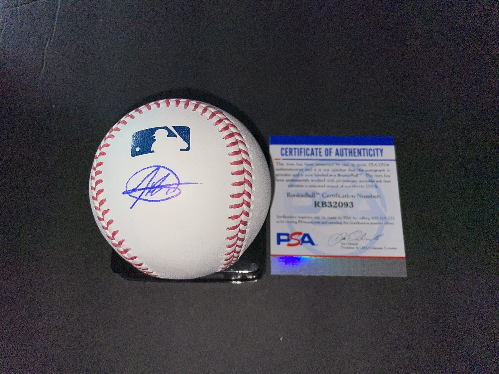 Jasson Dominguez Signed Official Major League Baseball New York Yankees PSA #3