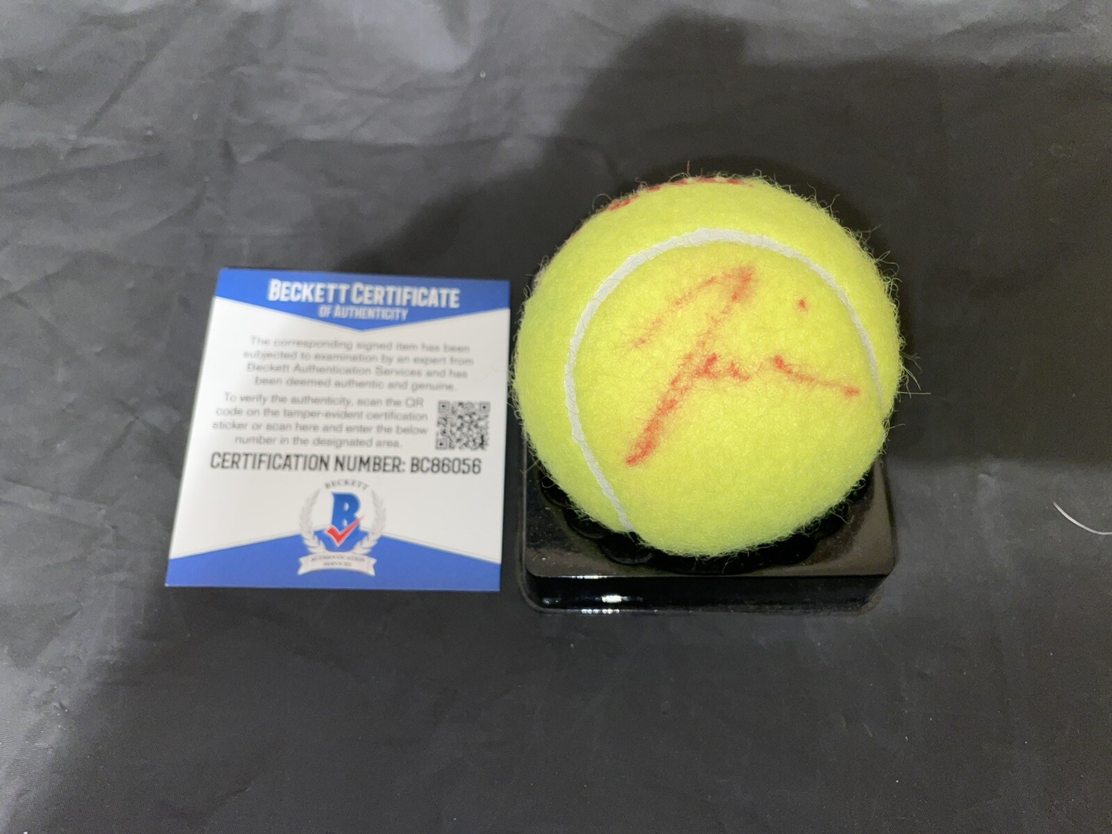 Naomi Osaka Signed Wilson US Open Tennis Ball Young Superstar Beckett