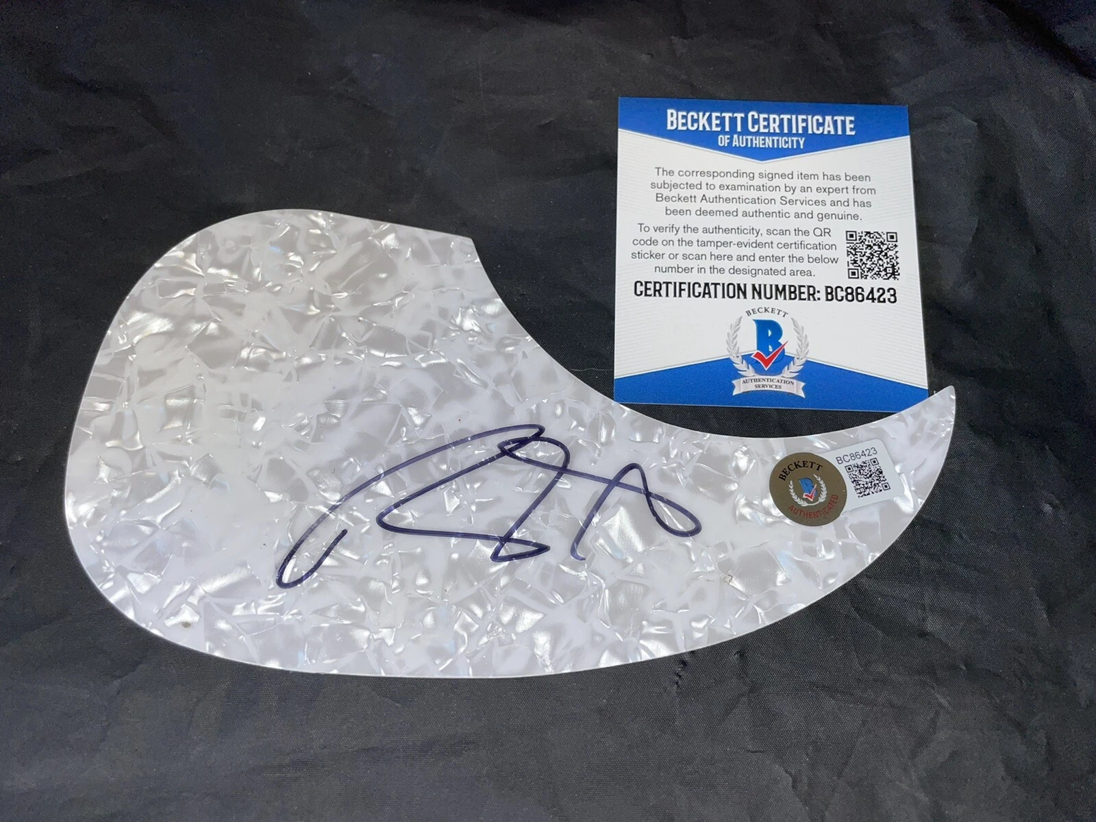 Billy Gilman Signed Acoustic Pickguard Country Music Superstar Beckett