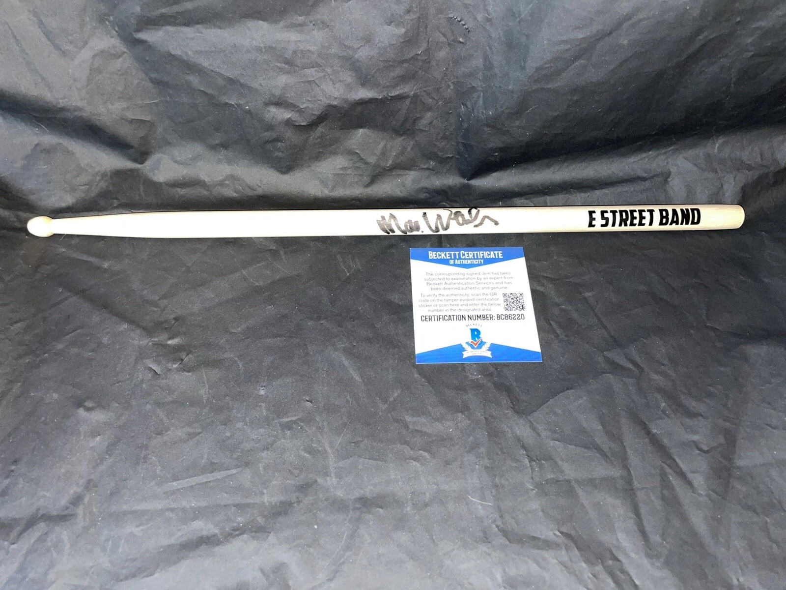 Max Weinberg Signed E Street Band Drumstick Drummer Bruce Springsteen Beckett