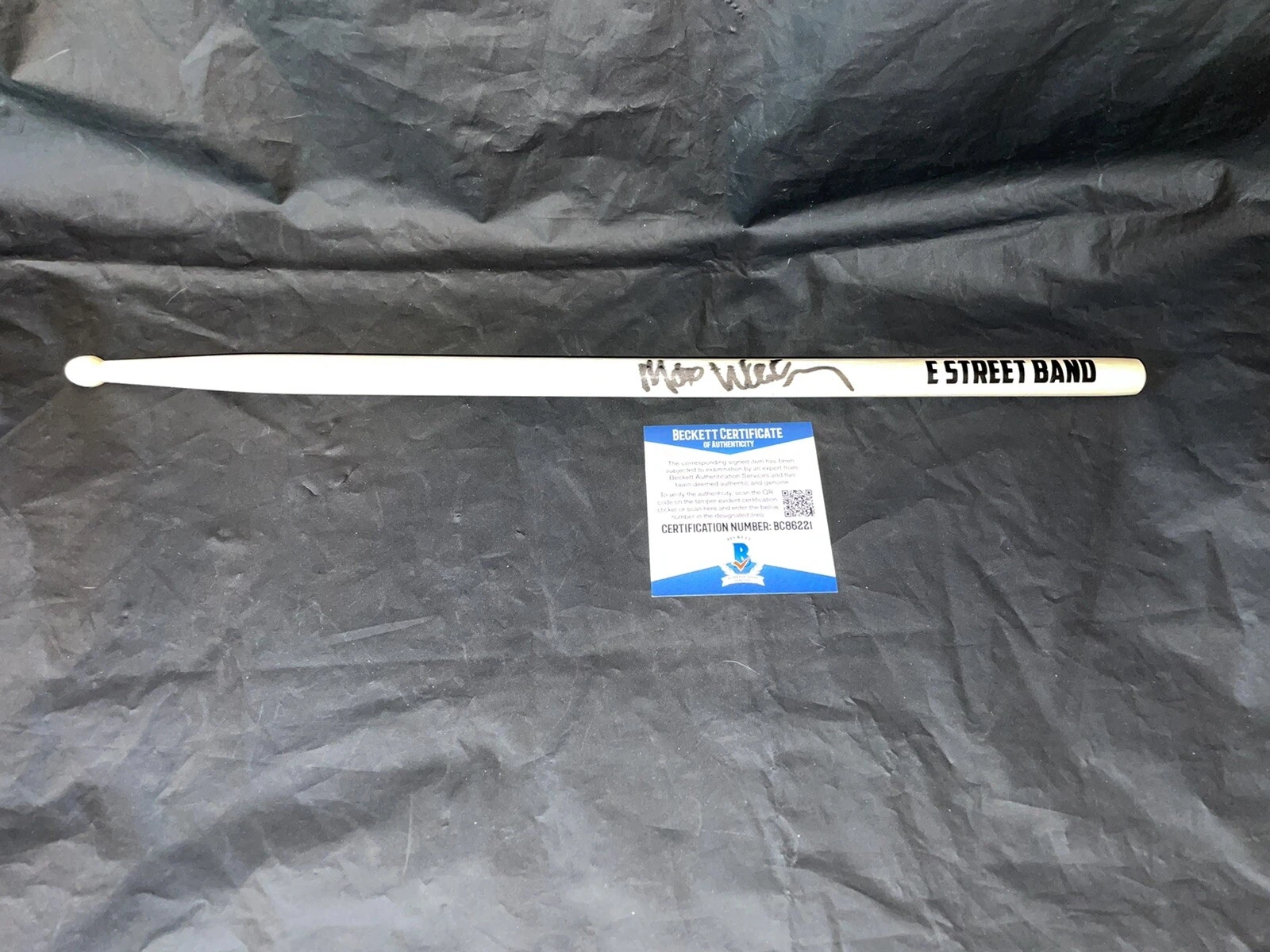 Max Weinberg Signed E Street Band Drumstick Drummer Bruce Springsteen Beckett #2