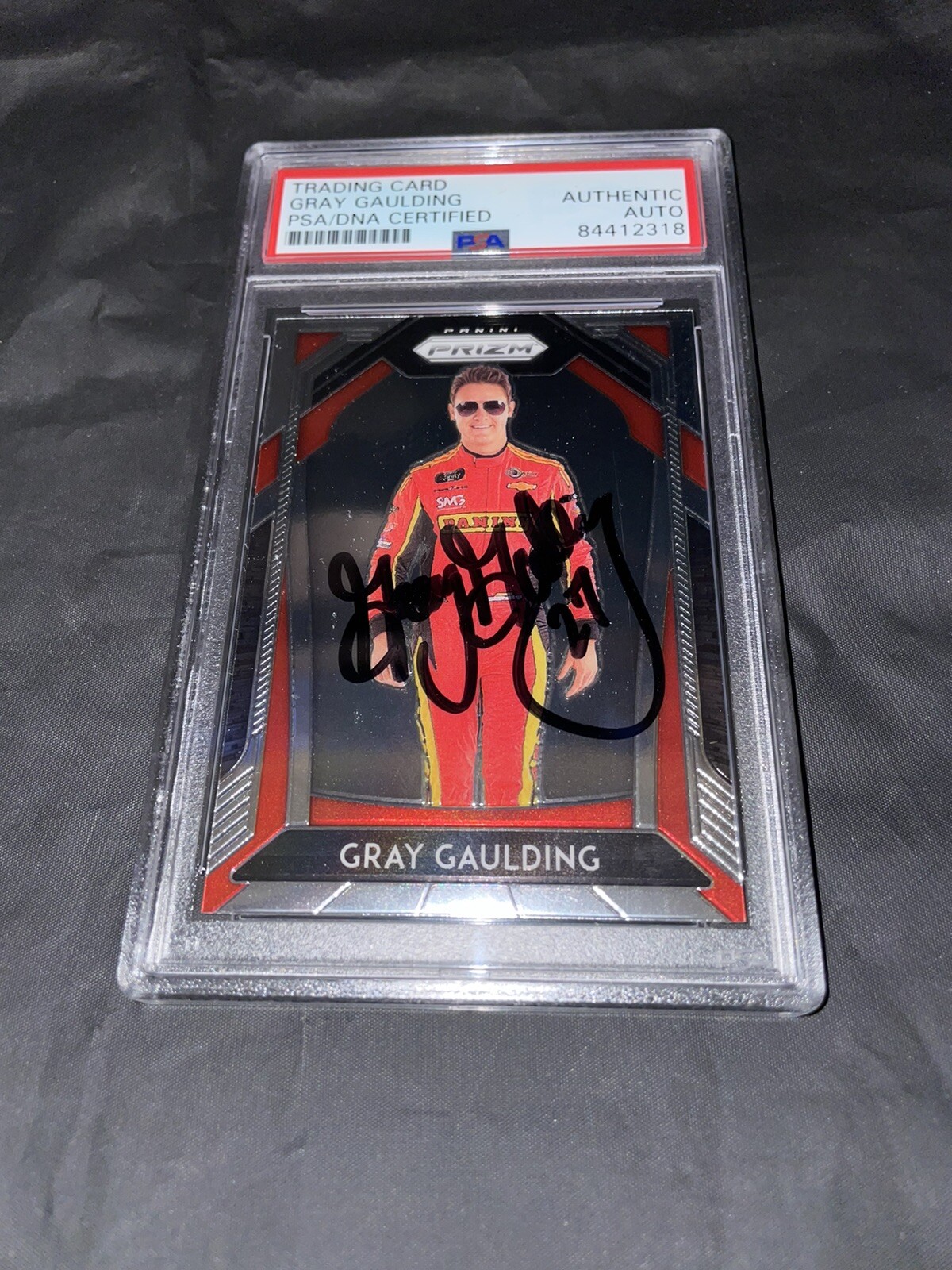 Gray Gaulding Signed Panini Prizm Trading Card PSA/DNA